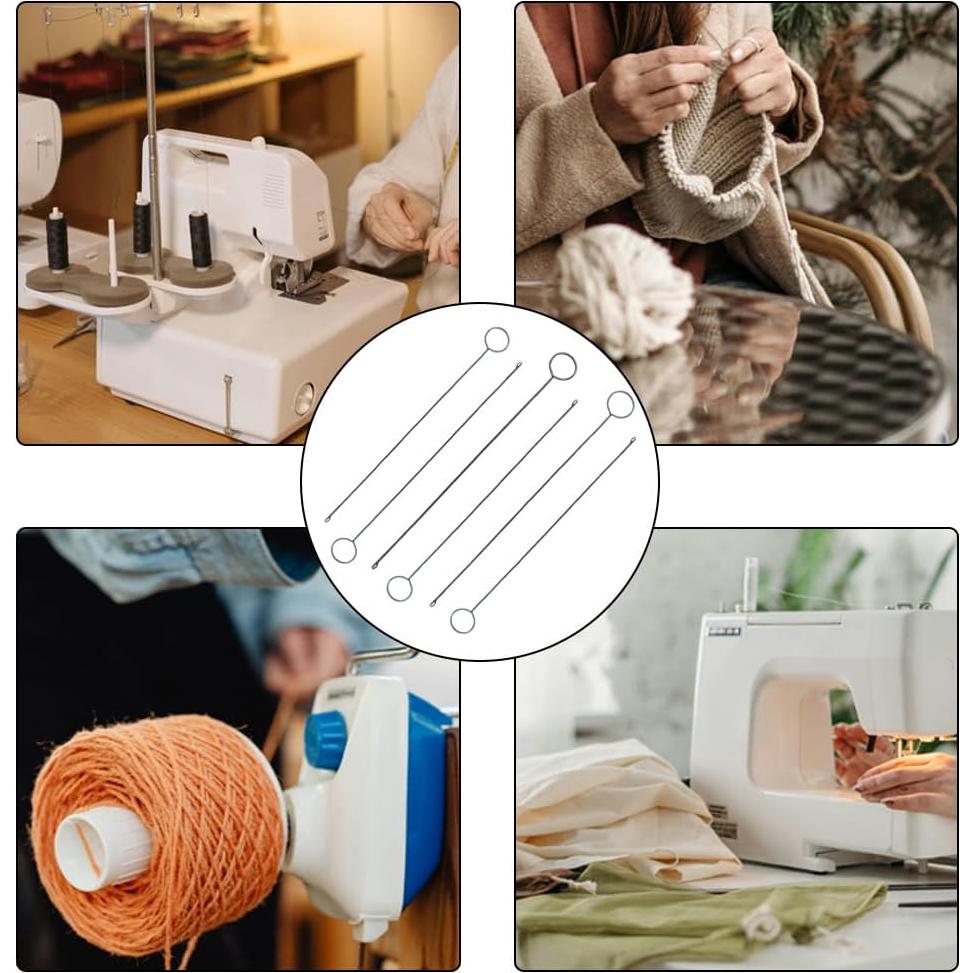 6 Ganchos para Voltear Costuras QHAJRYYC de Acero Inoxidable