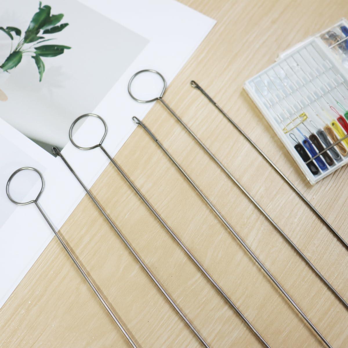 6 Ganchos para Voltear Costuras QHAJRYYC de Acero Inoxidable