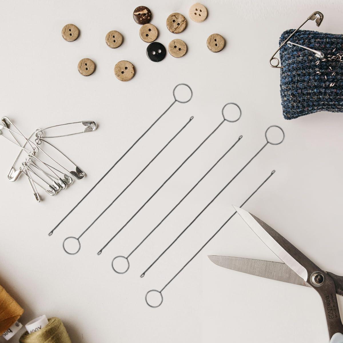 6 Ganchos para Voltear Costuras QHAJRYYC de Acero Inoxidable