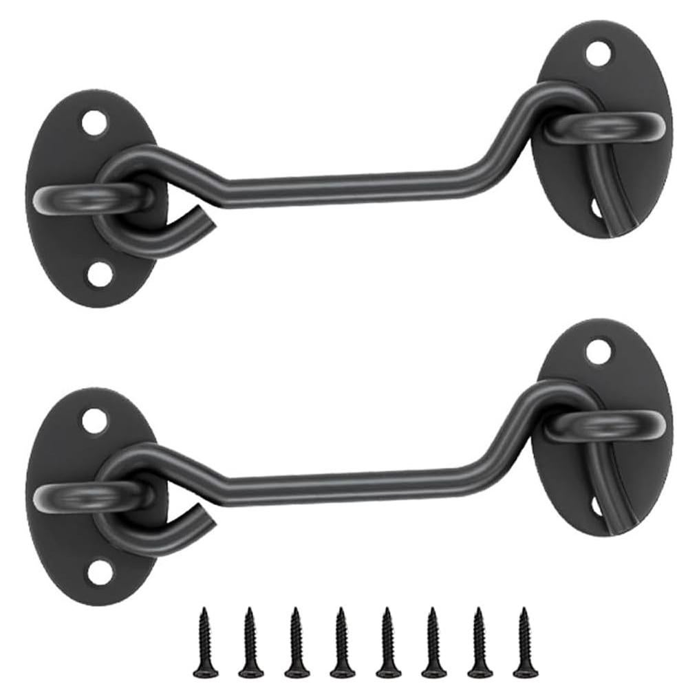 Paquete de 2 Pestillos de Puerta de Granero Wvapzwr 15.24 cm