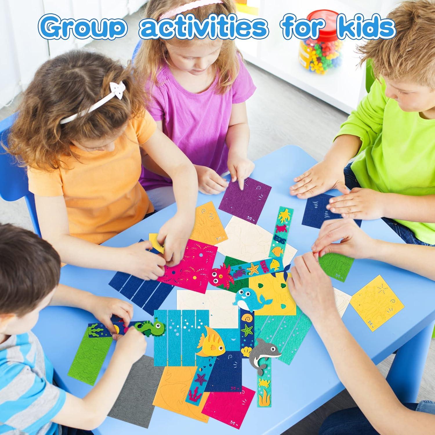 Kit de Manualidades de Animales Marinos HubirdSall - 24 Piezas DIY