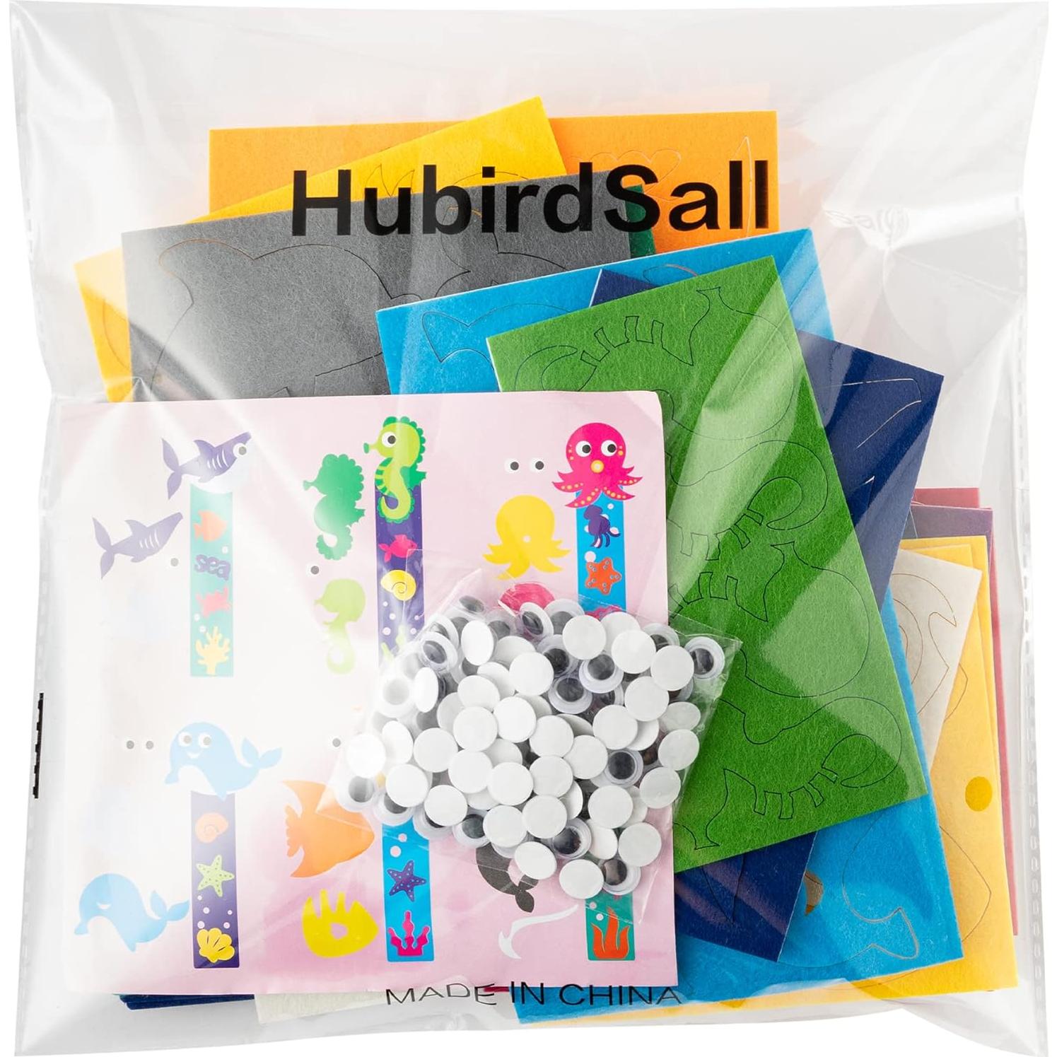Kit de Manualidades de Animales Marinos HubirdSall - 24 Piezas DIY