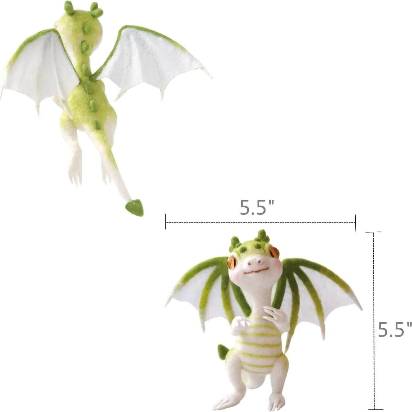 Kit de Fieltro con Aguja DEUXPER Dragón DIY para Principiantes