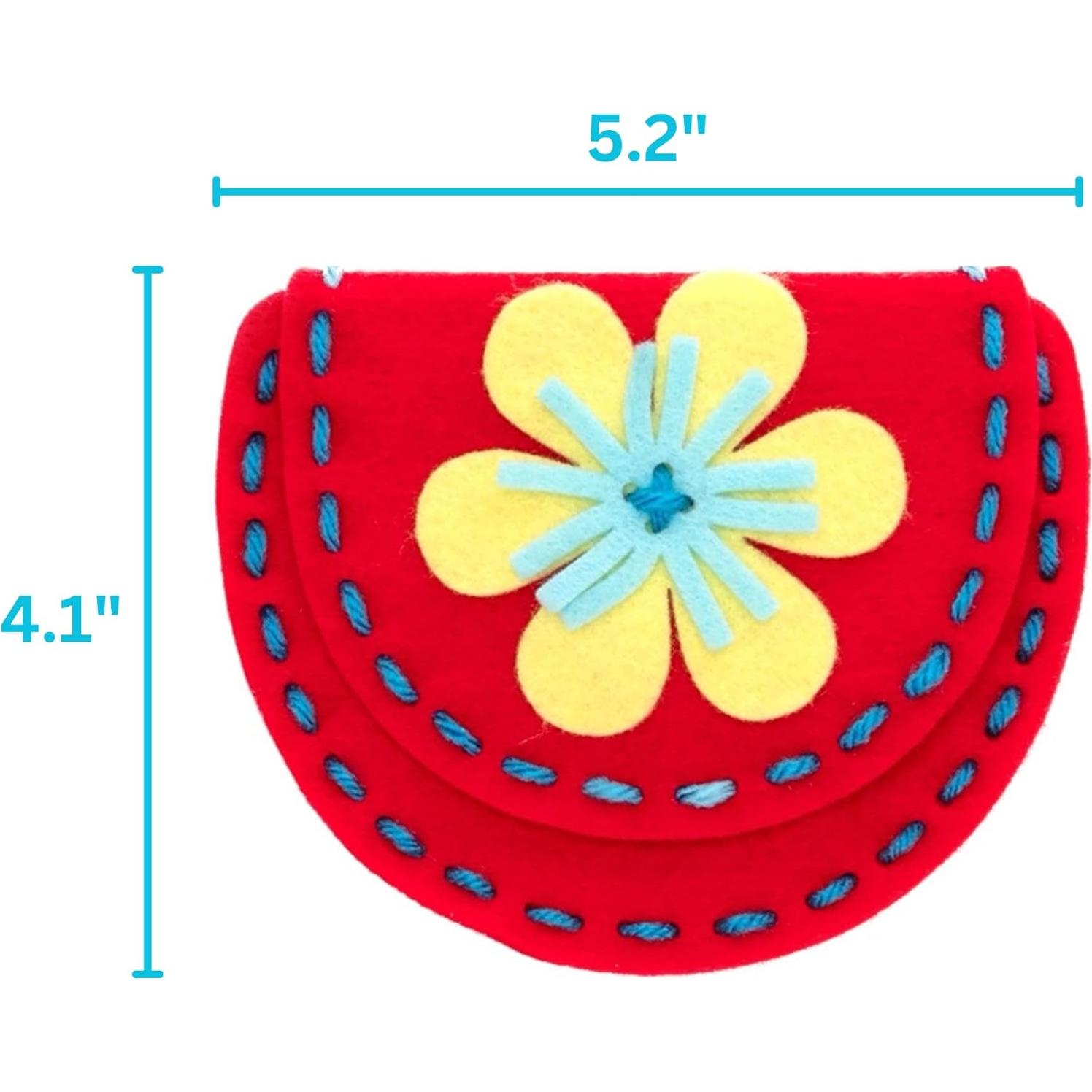 Kit de Costura para Niños Serabeena - Cose Tus Propios Monederos