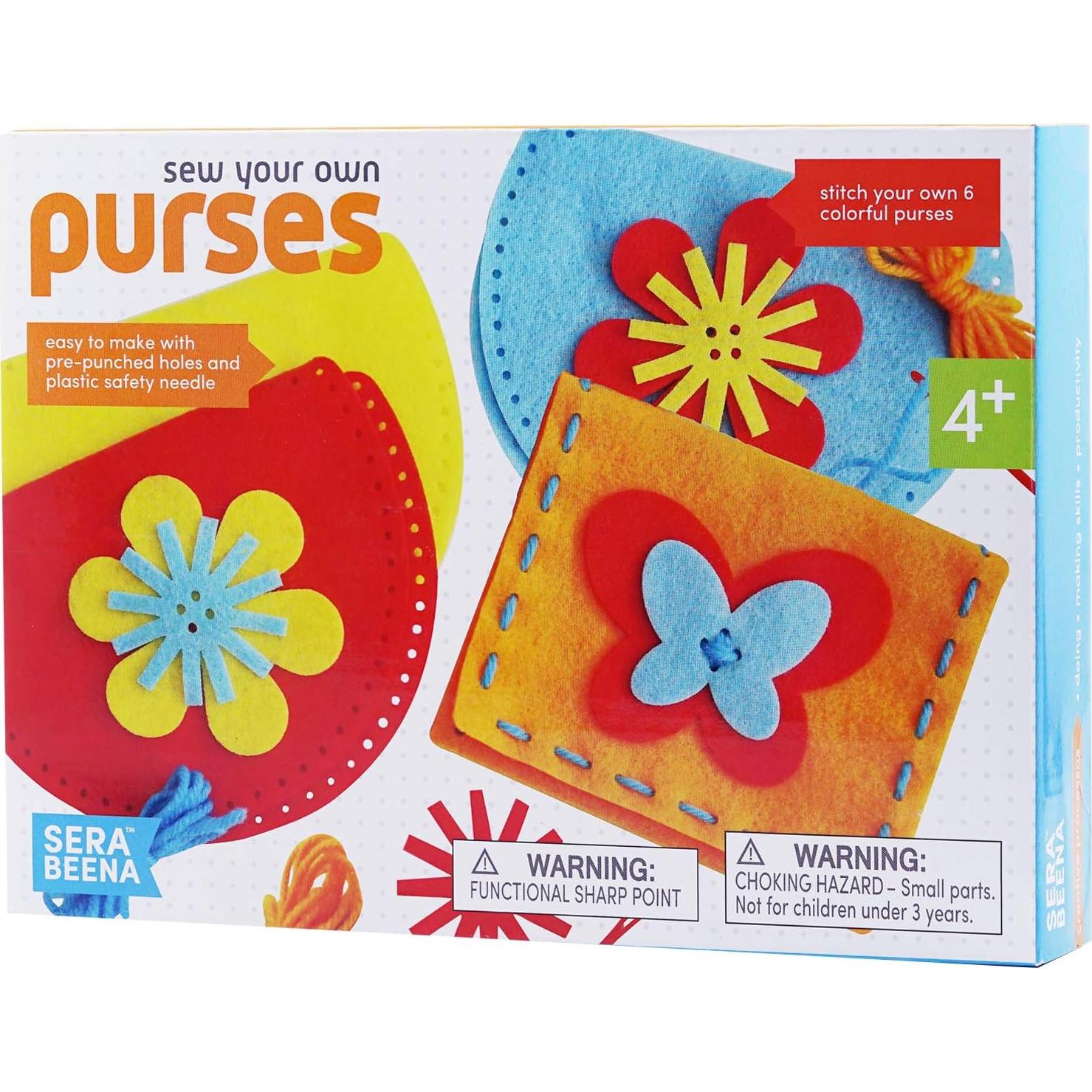 Kit de Costura para Niños Serabeena - Cose Tus Propios Monederos