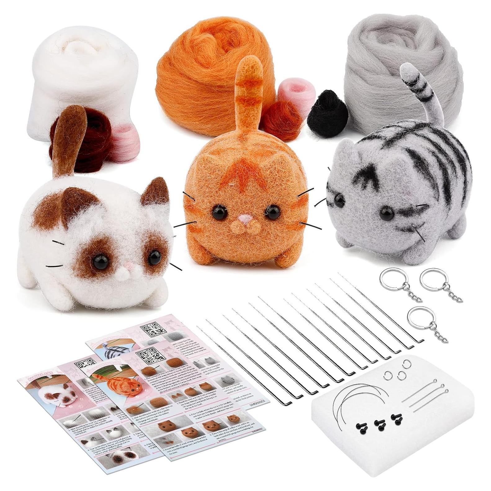 Kit de Fieltro con Aguja SHWAKK para Principiantes - 36 Piezas