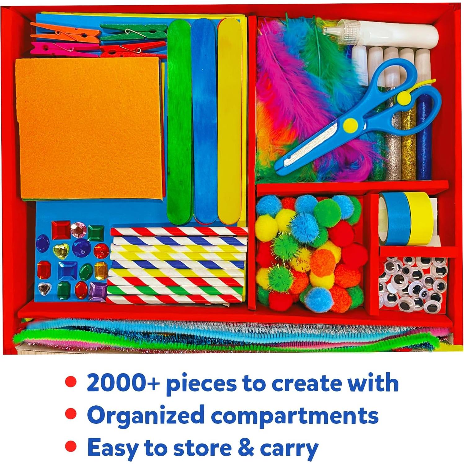 Kit de Arte y Manualidades Skillmatics - 2000 Piezas DIY para Niños