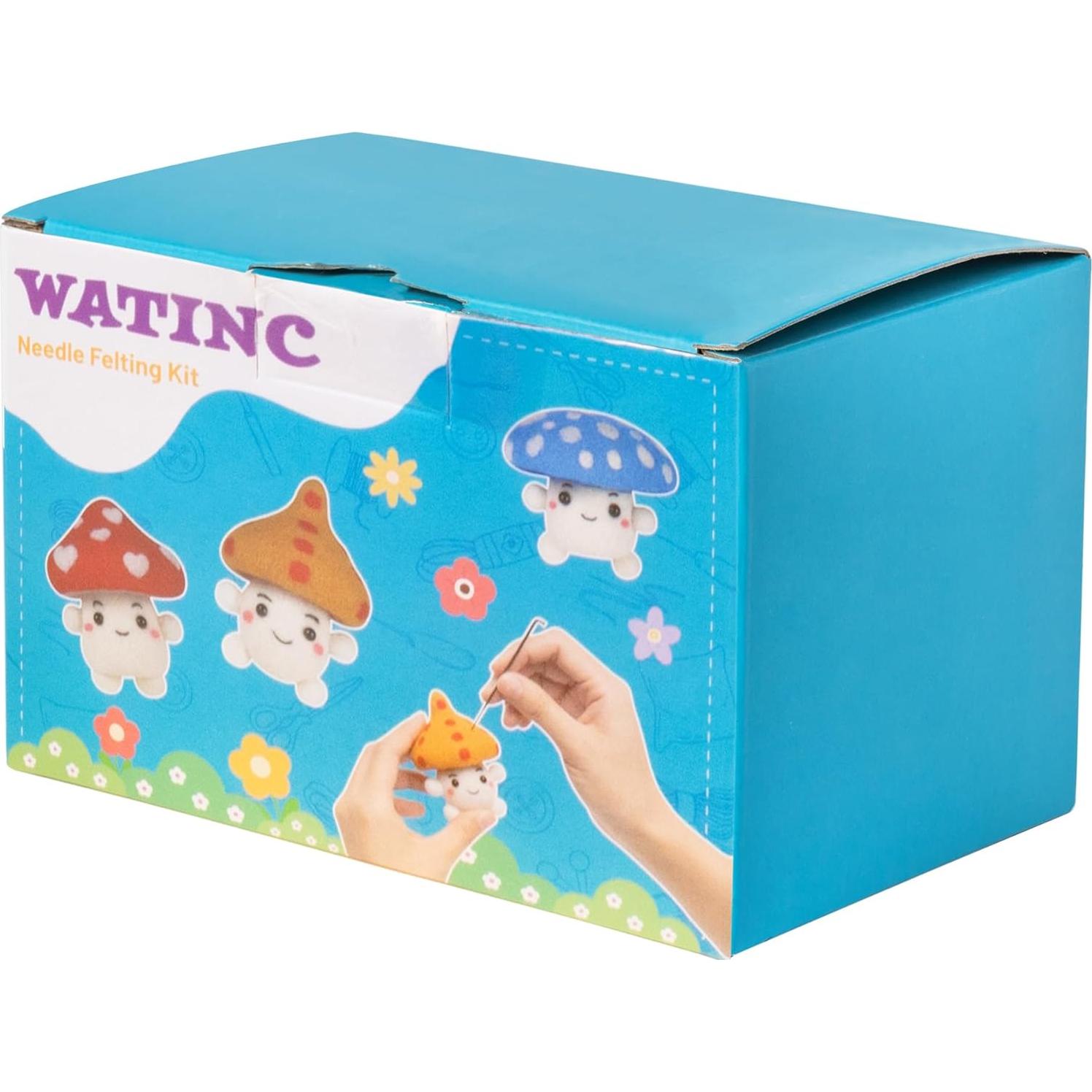 Kit de Fieltro de Lana WATINC - 3 Agujas y Accesorios