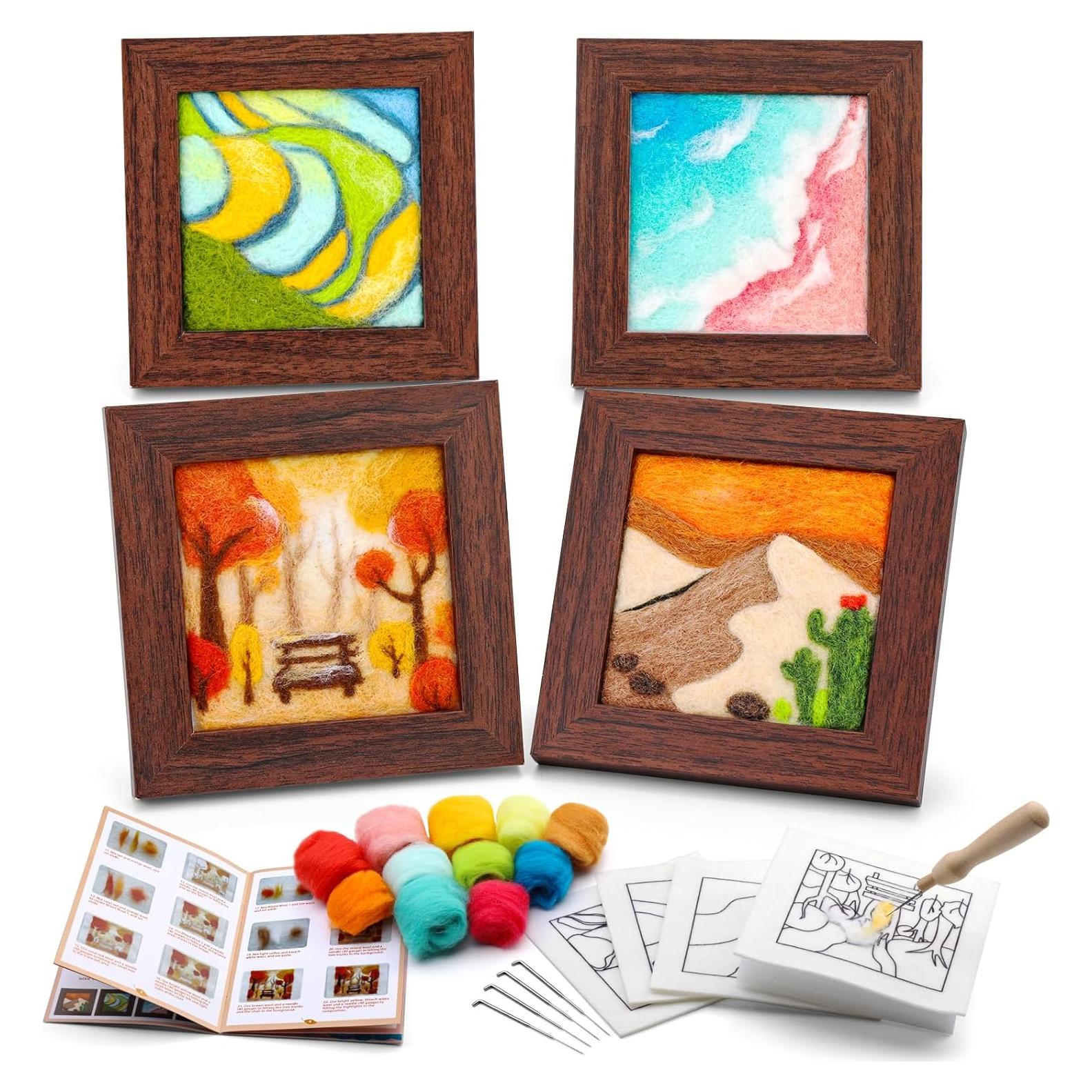 Kit de Agujas para Fieltro GarfxG - 4 Piezas con Instrucciones