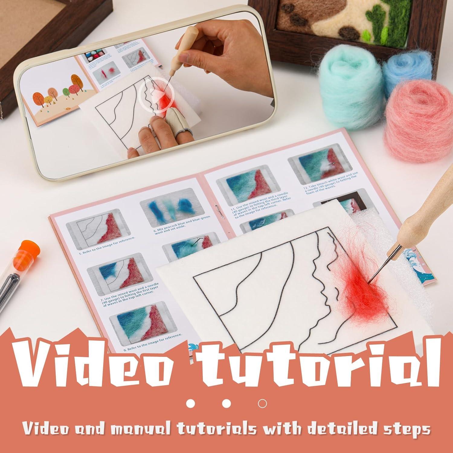 Kit de Agujas para Fieltro GarfxG - 4 Piezas con Instrucciones