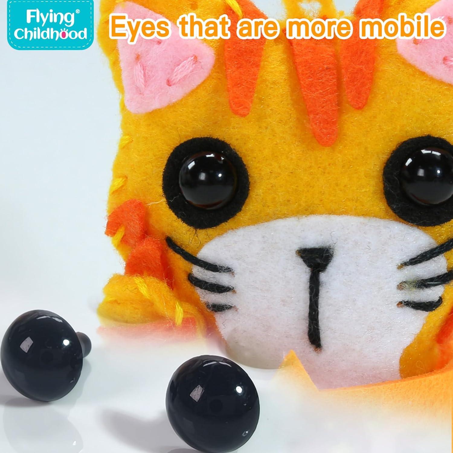 Kit de Costura de Fieltro para Niños Flying Childhood - Gatito