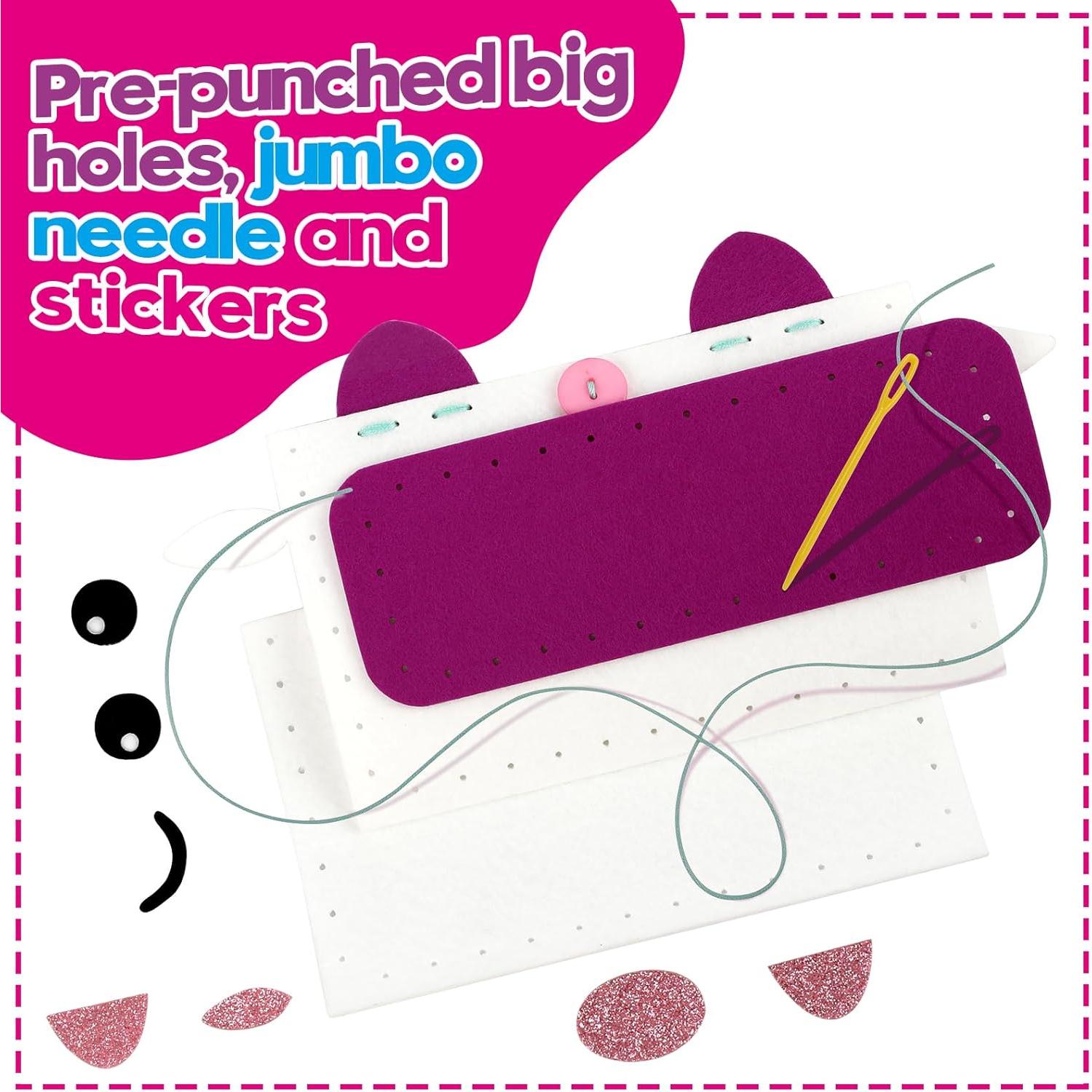 Kit de Costura para Niñas SparkleMe - 7 Proyectos DIY Coloridos