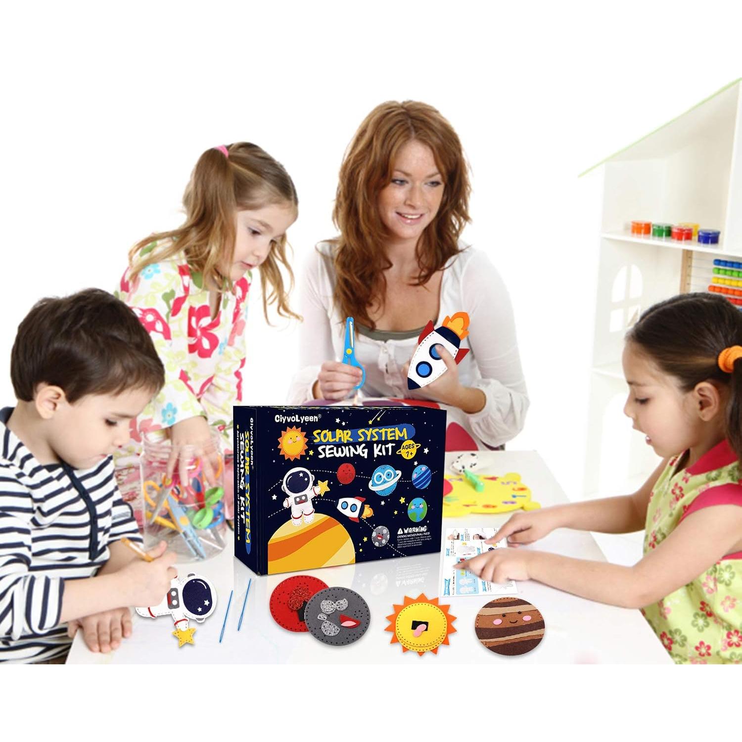 Kit de Costura Espacial CiyvoLyeen para Niños 11 Piezas