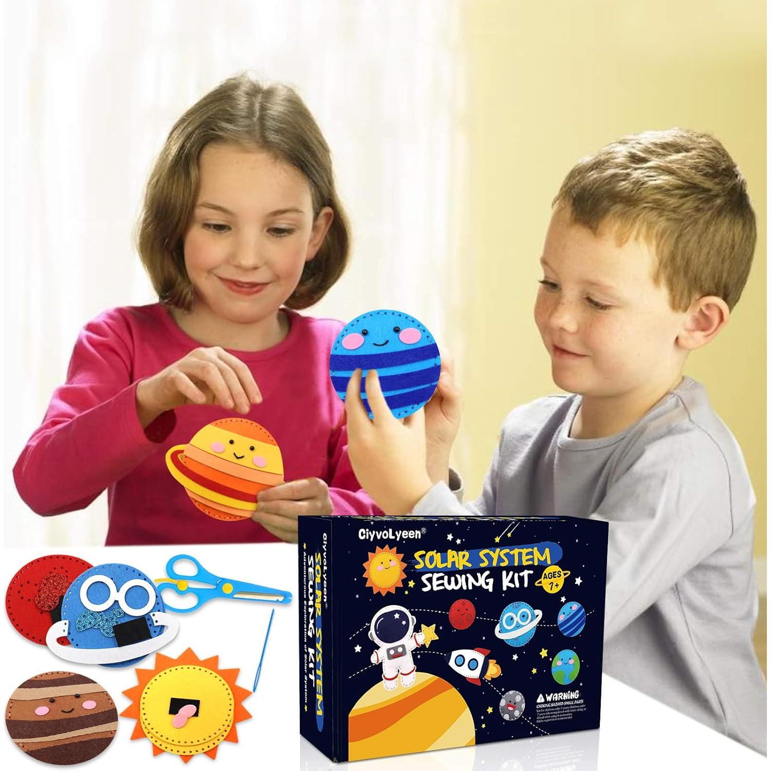 Kit de Costura Espacial CiyvoLyeen para Niños 11 Piezas