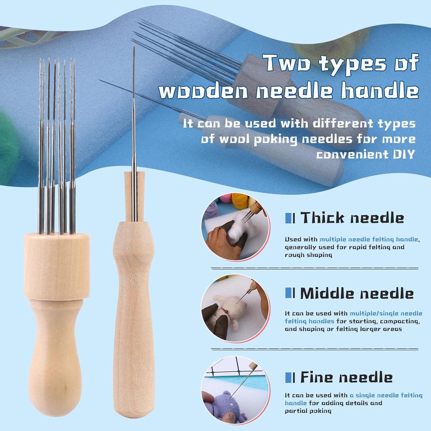 Kit de Agujas de Feltro SOCNITC 70 Colores con Herramientas