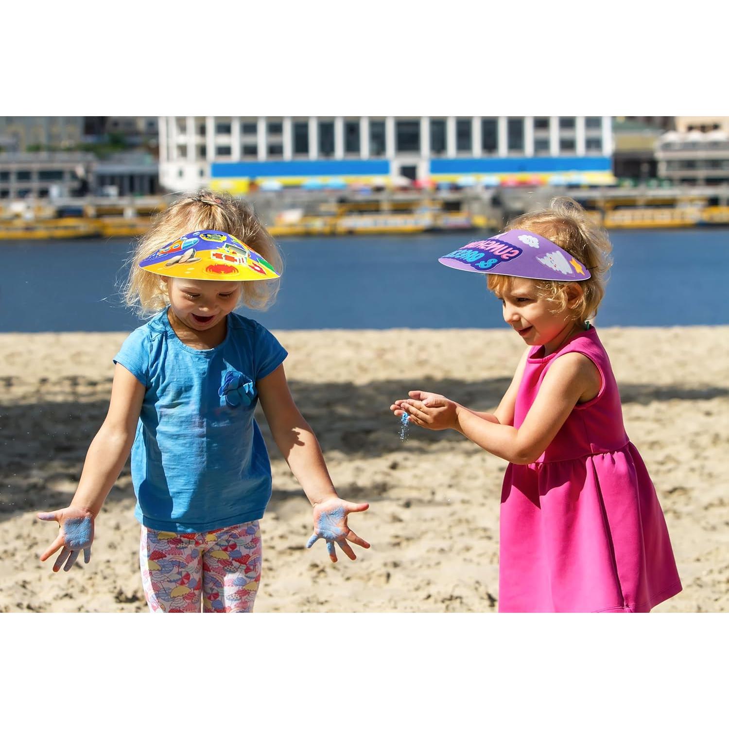 Kits de Manualidades de Verano 30 Sombreros Visera Fieltro