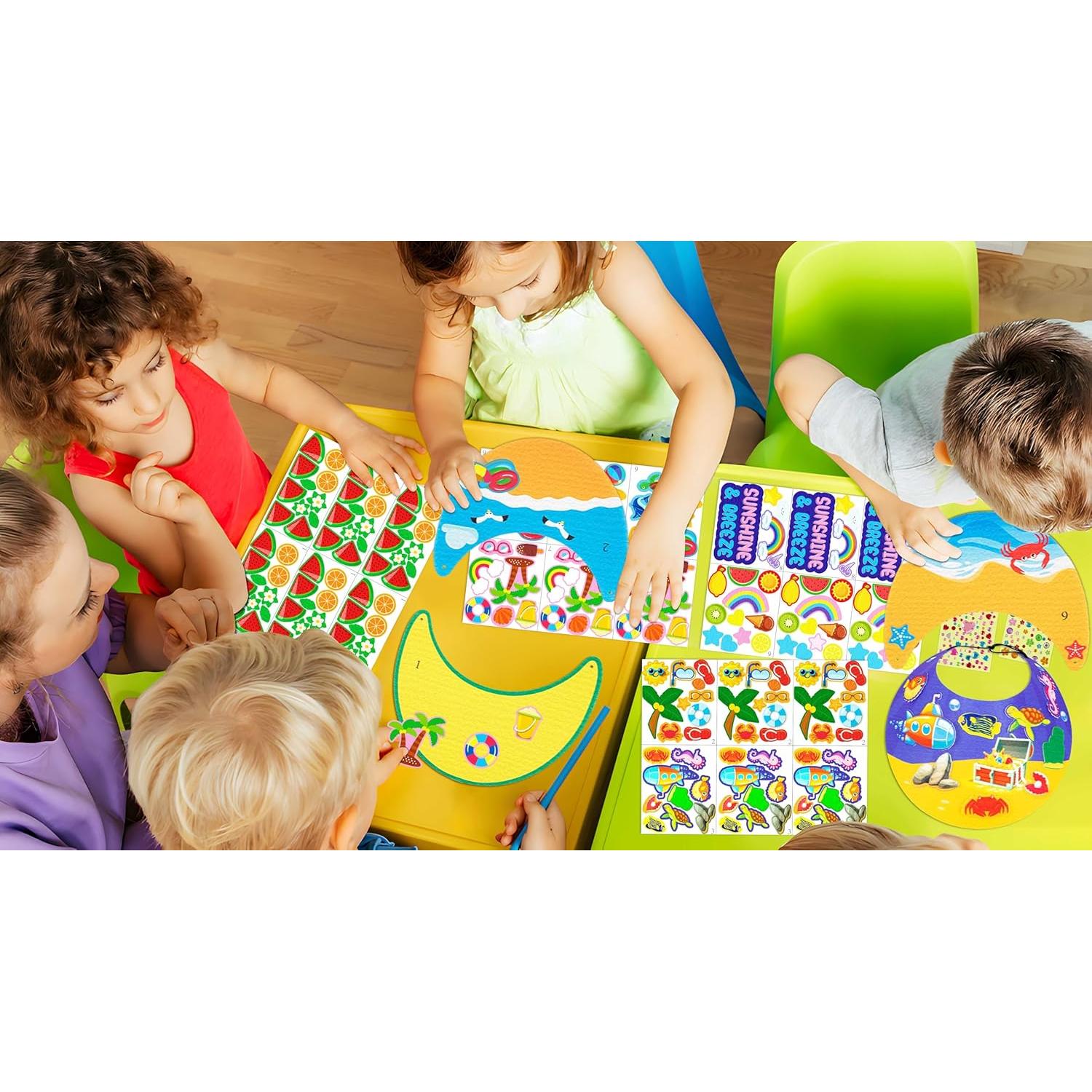 Kits de Manualidades de Verano 30 Sombreros Visera Fieltro