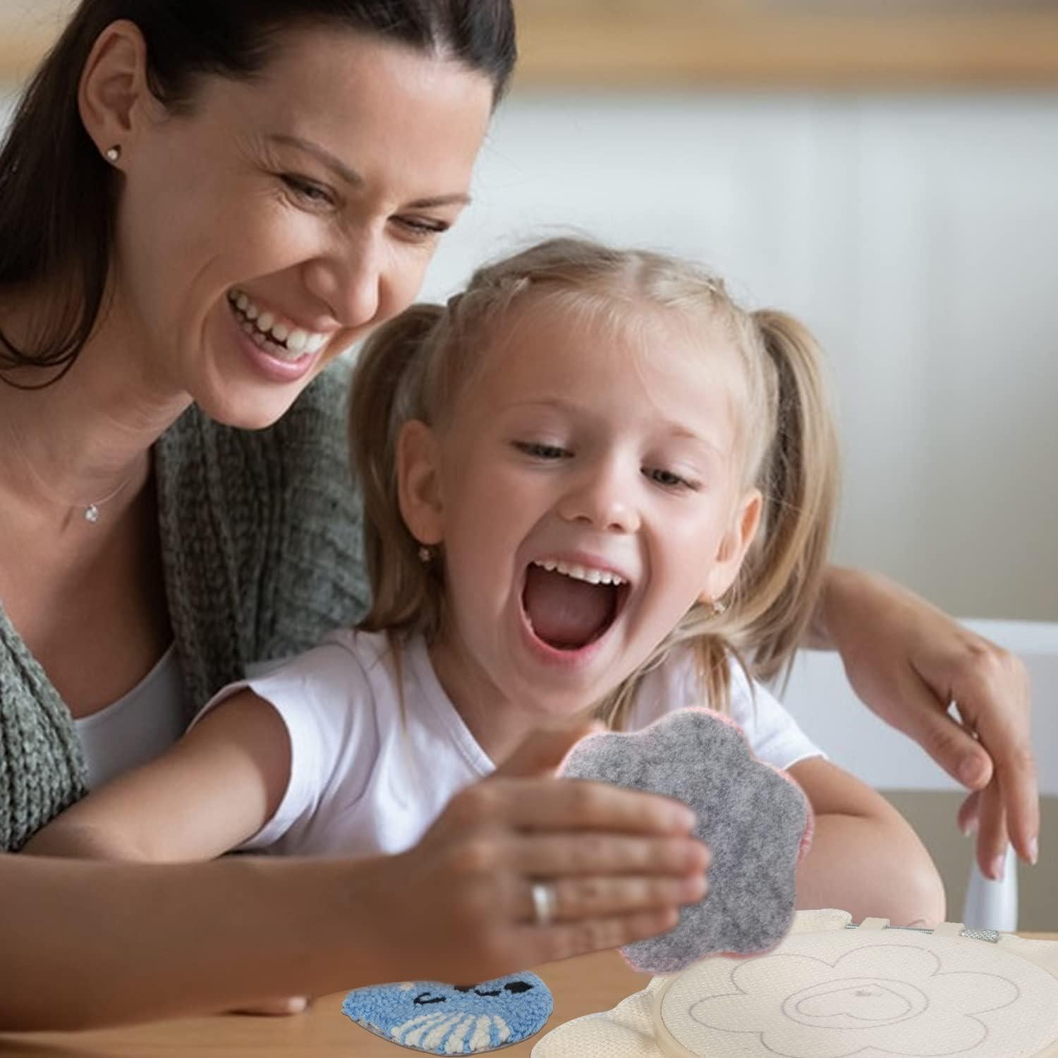 Kit de Posavasos de Aguja de Punch Longan Craft 21 Piezas