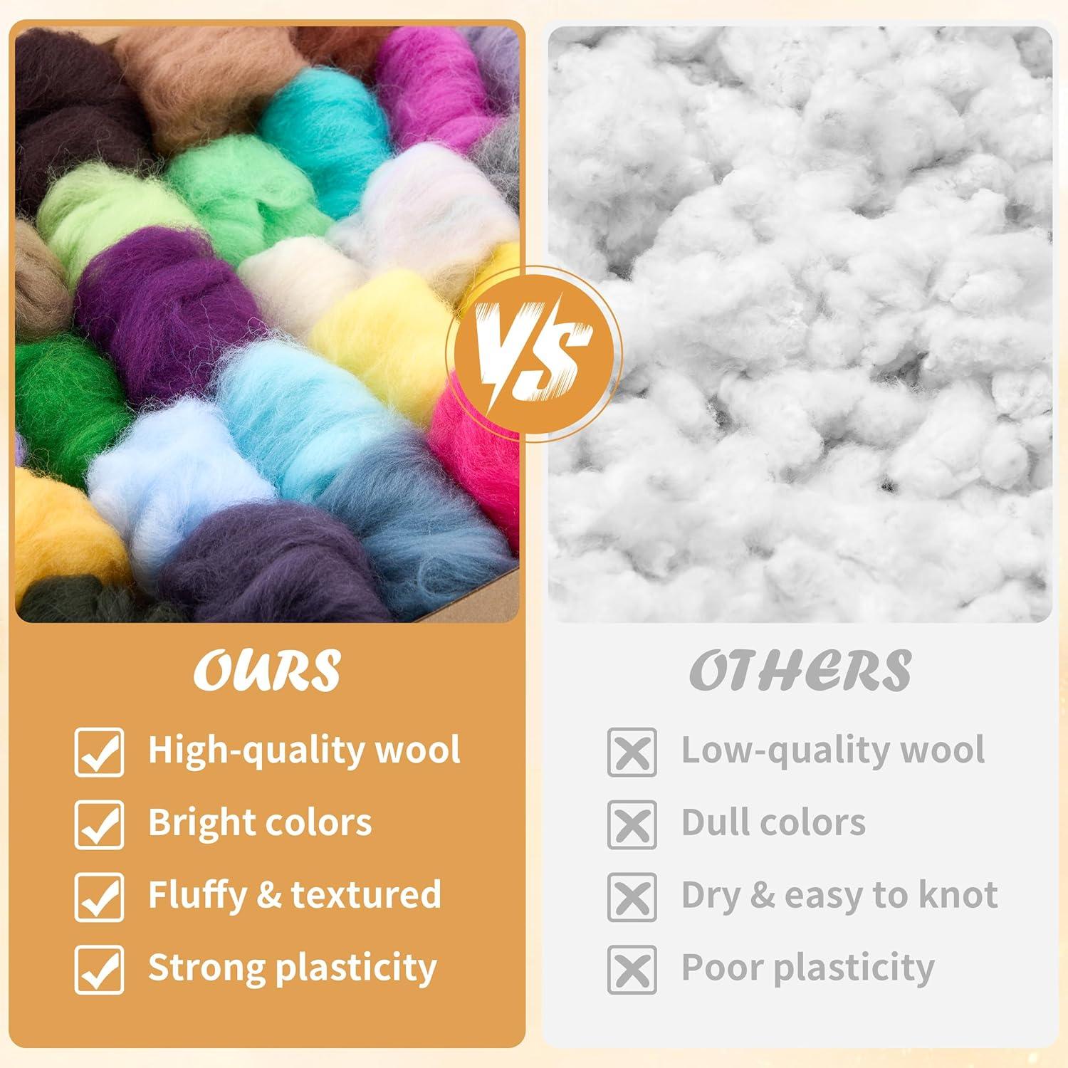 Kit de Fieltro con Aguja DF DUALFERV - 50 Colores Premium