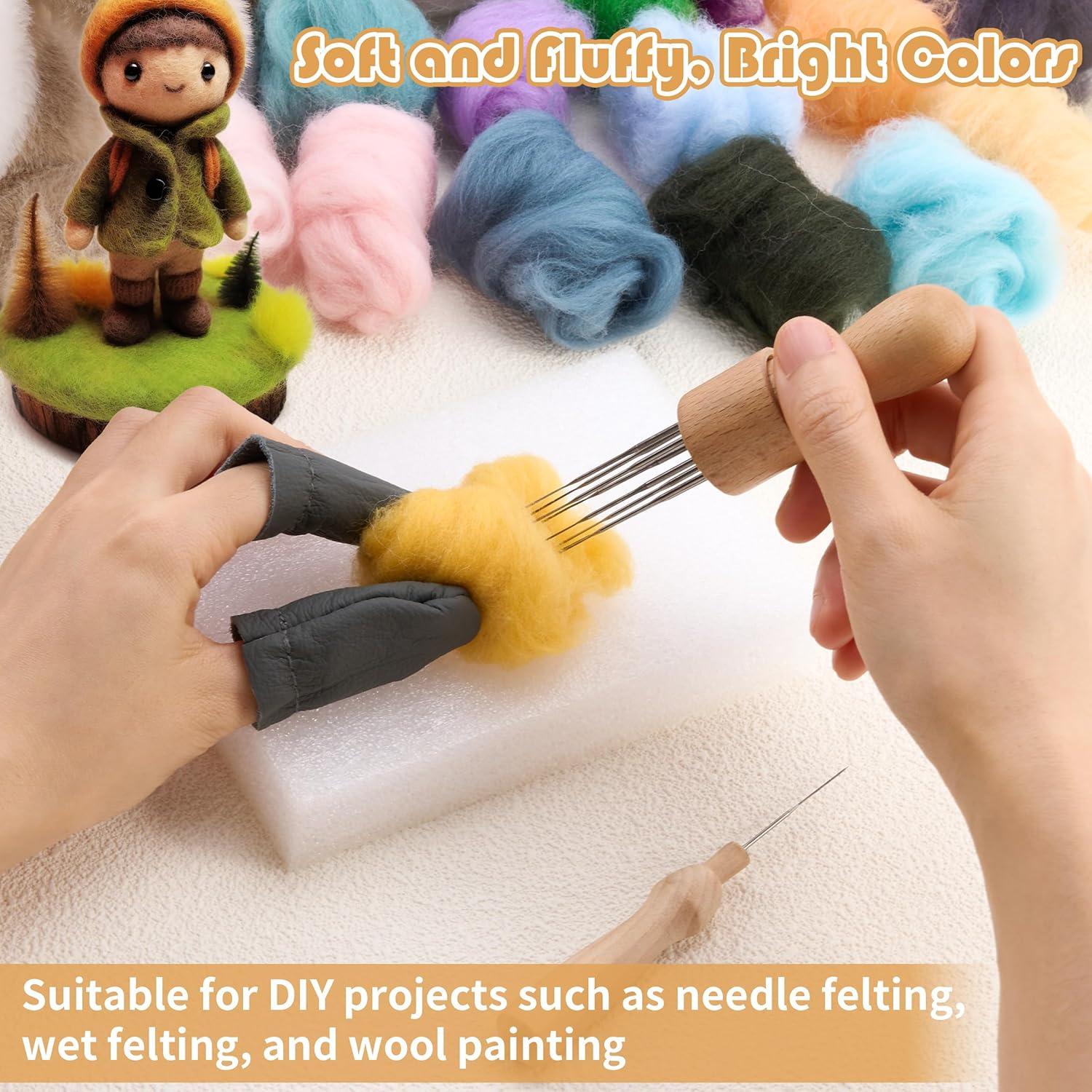 Kit de Fieltro con Aguja DF DUALFERV - 50 Colores Premium