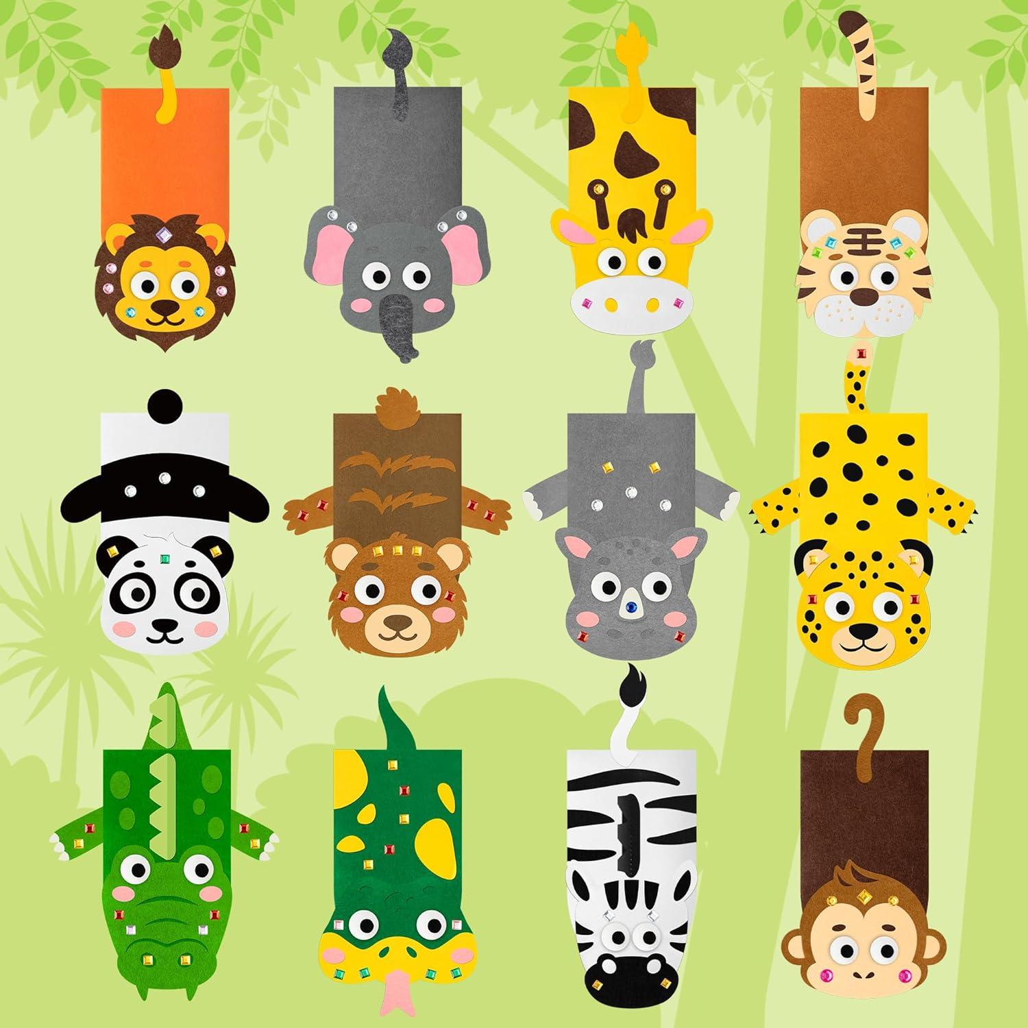 Kit de Marionetas de Mano WATINC 12 Piezas Animales Salvajes