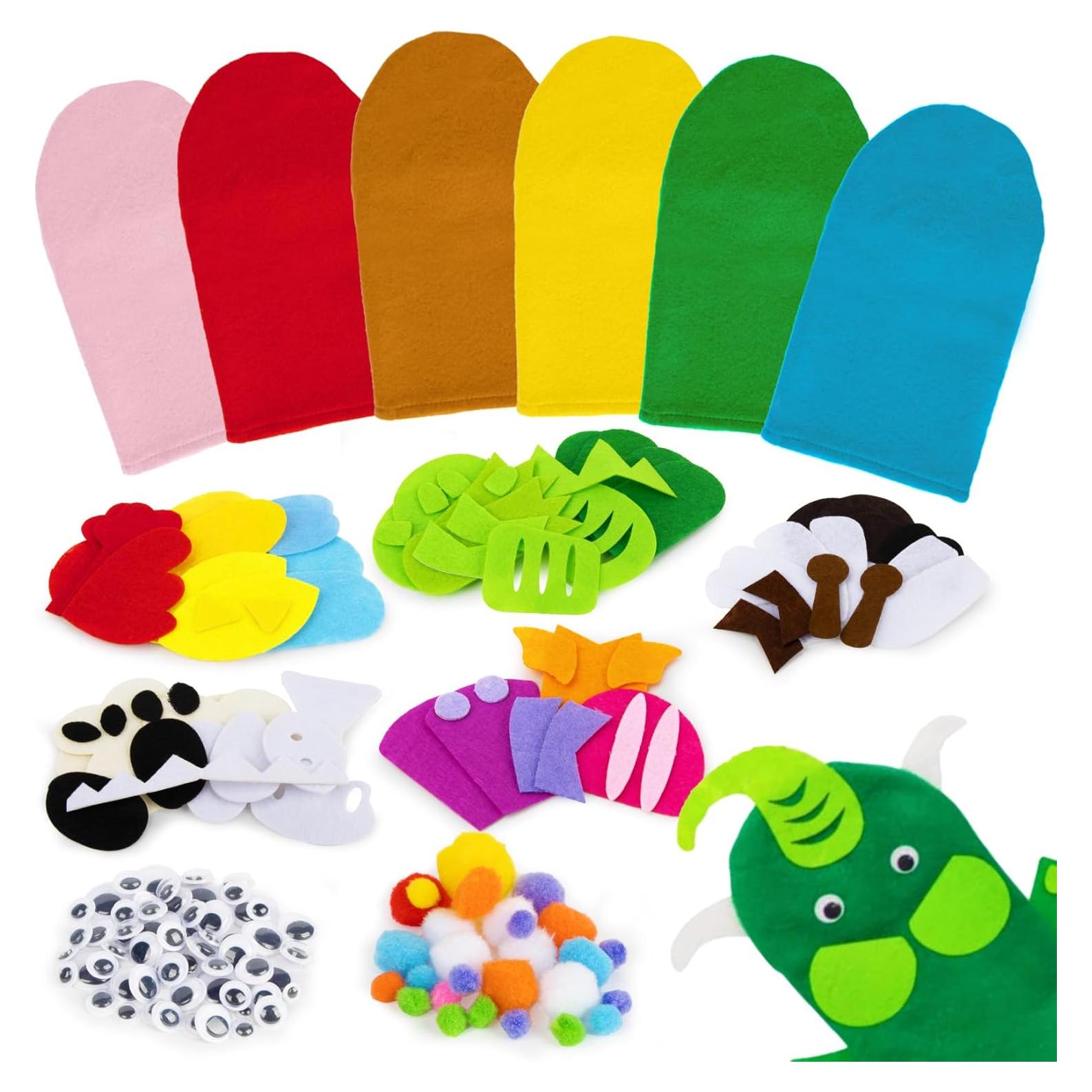 Kit de Títeres de Mano LST - 6 Piezas, Manualidades para Niños