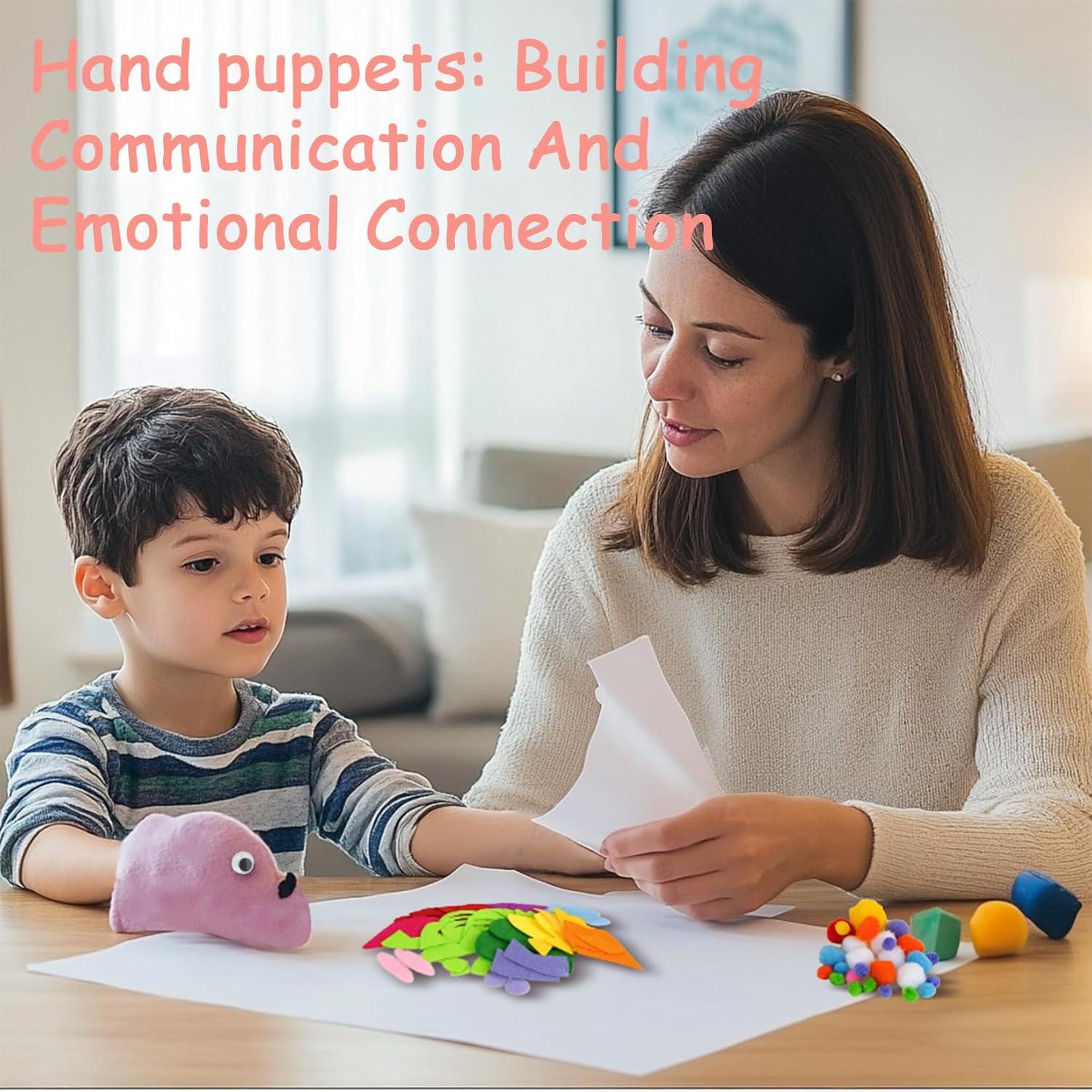 Kit de Títeres de Mano LST - 6 Piezas, Manualidades para Niños