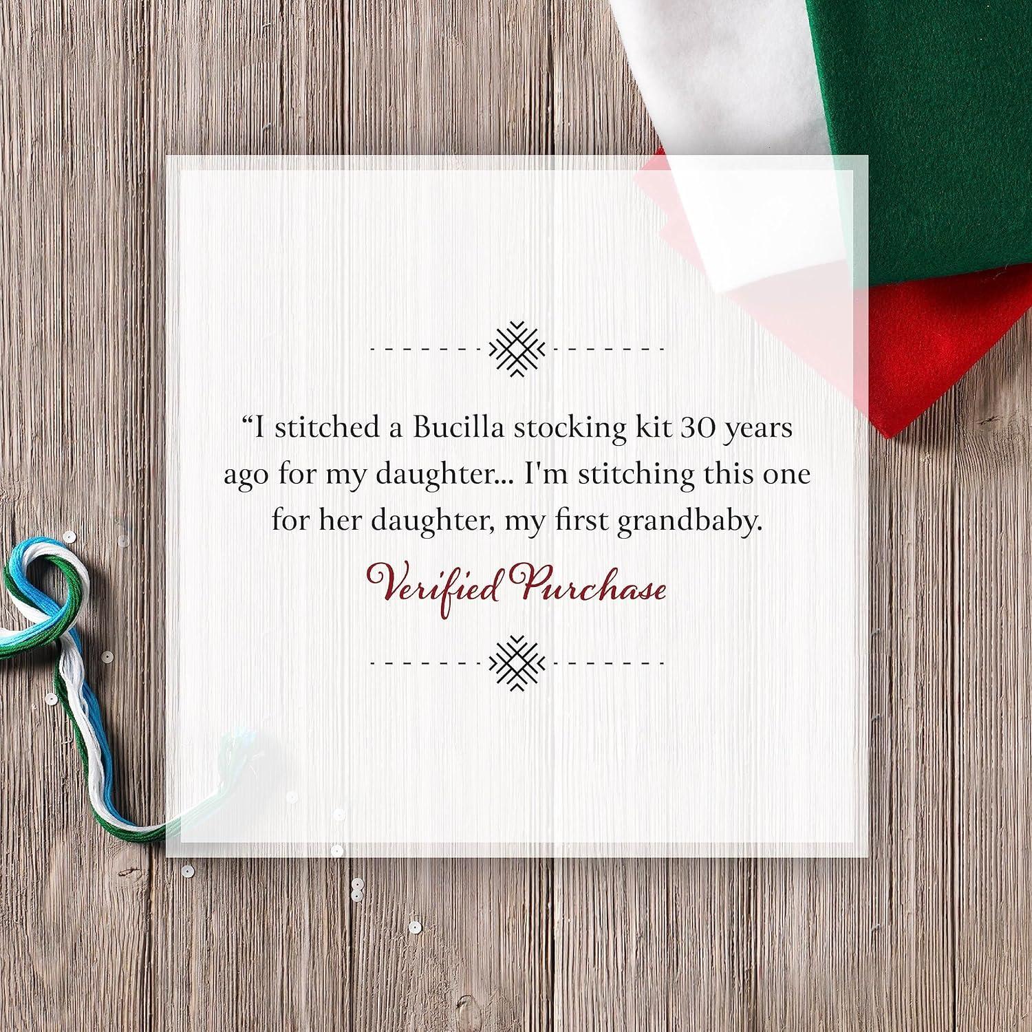 Kit de Adornos de Fieltro Bucilla Festival de Árboles 6 Piezas