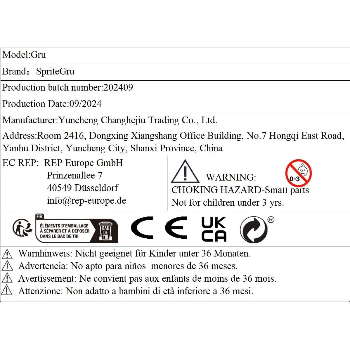 Kit de Manualidades con Stickers de Espuma SpriteGru - 1660 Piezas