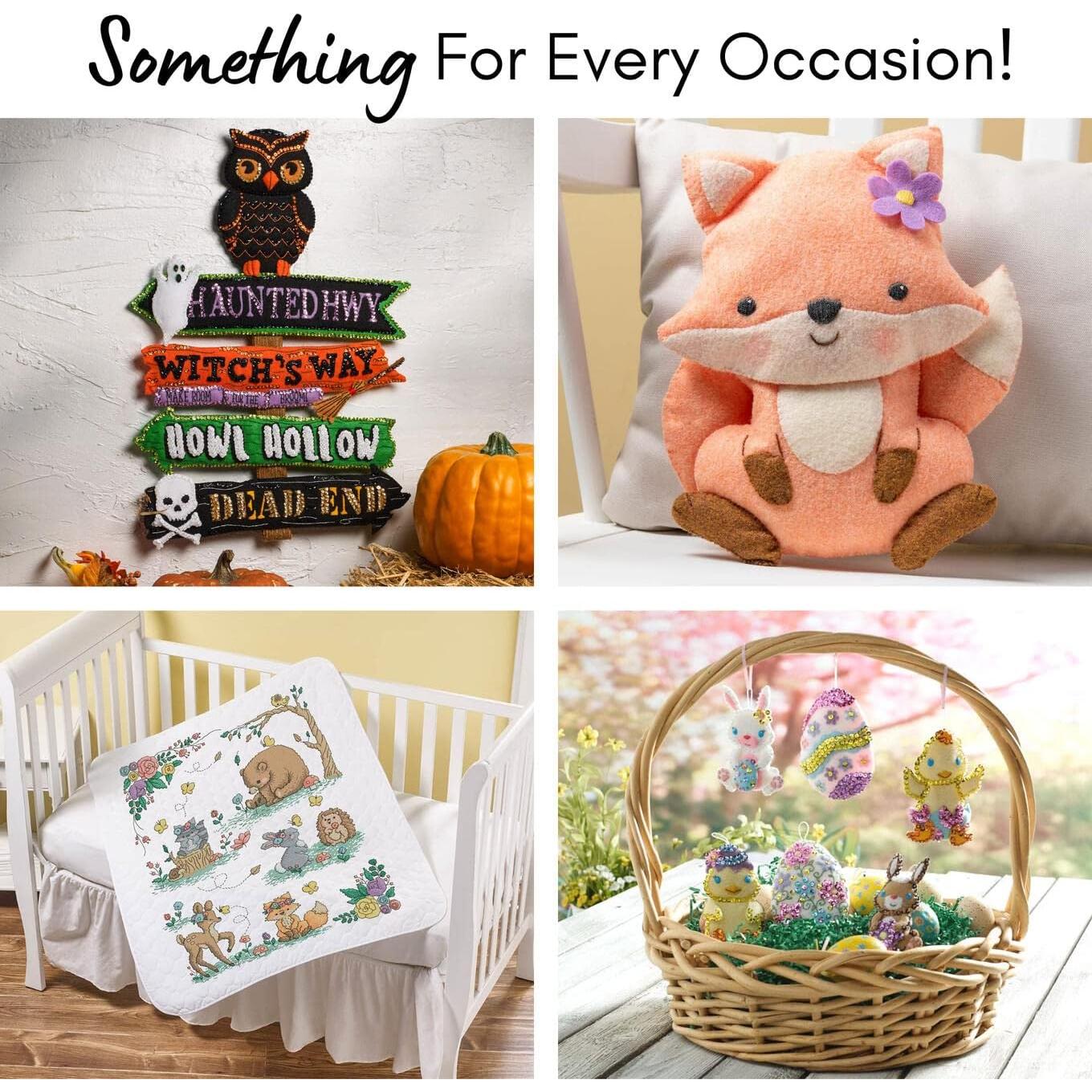 Kit de Calcetín de Fieltro Bucilla 18" Chillin' with My Gnomie