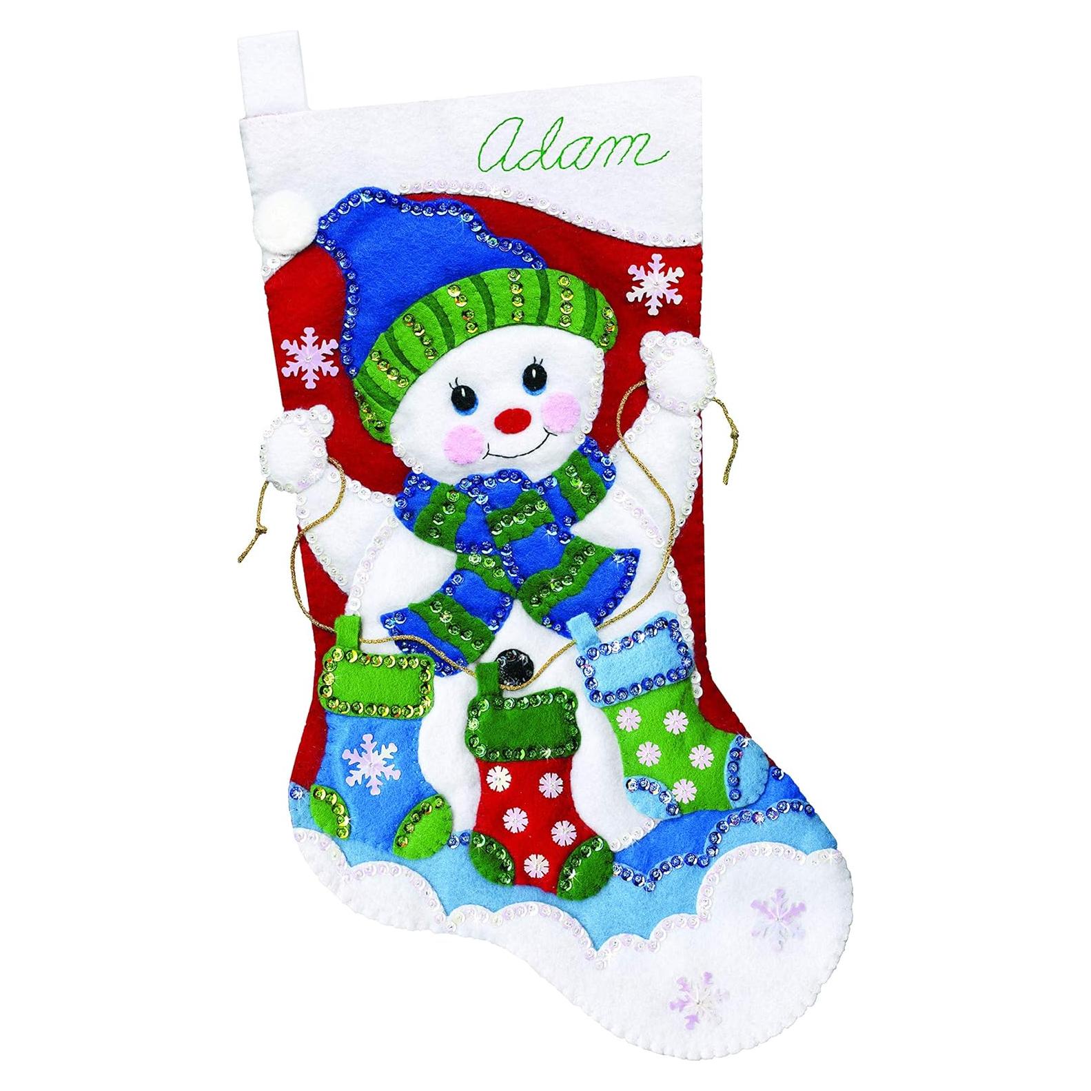 Kit de Calcetín de Fieltro DesignWorks 45.72 cm Varios