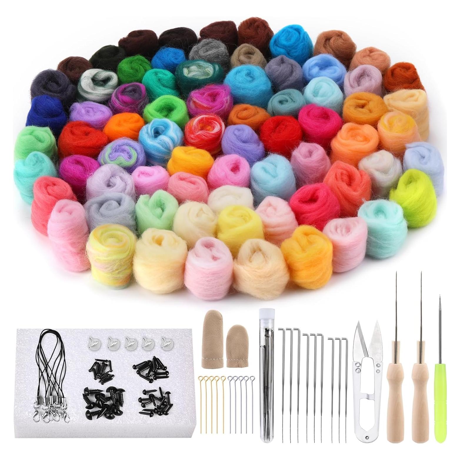 Kit de Fieltro con Agujas IMZAY - 149 Piezas para Principiantes