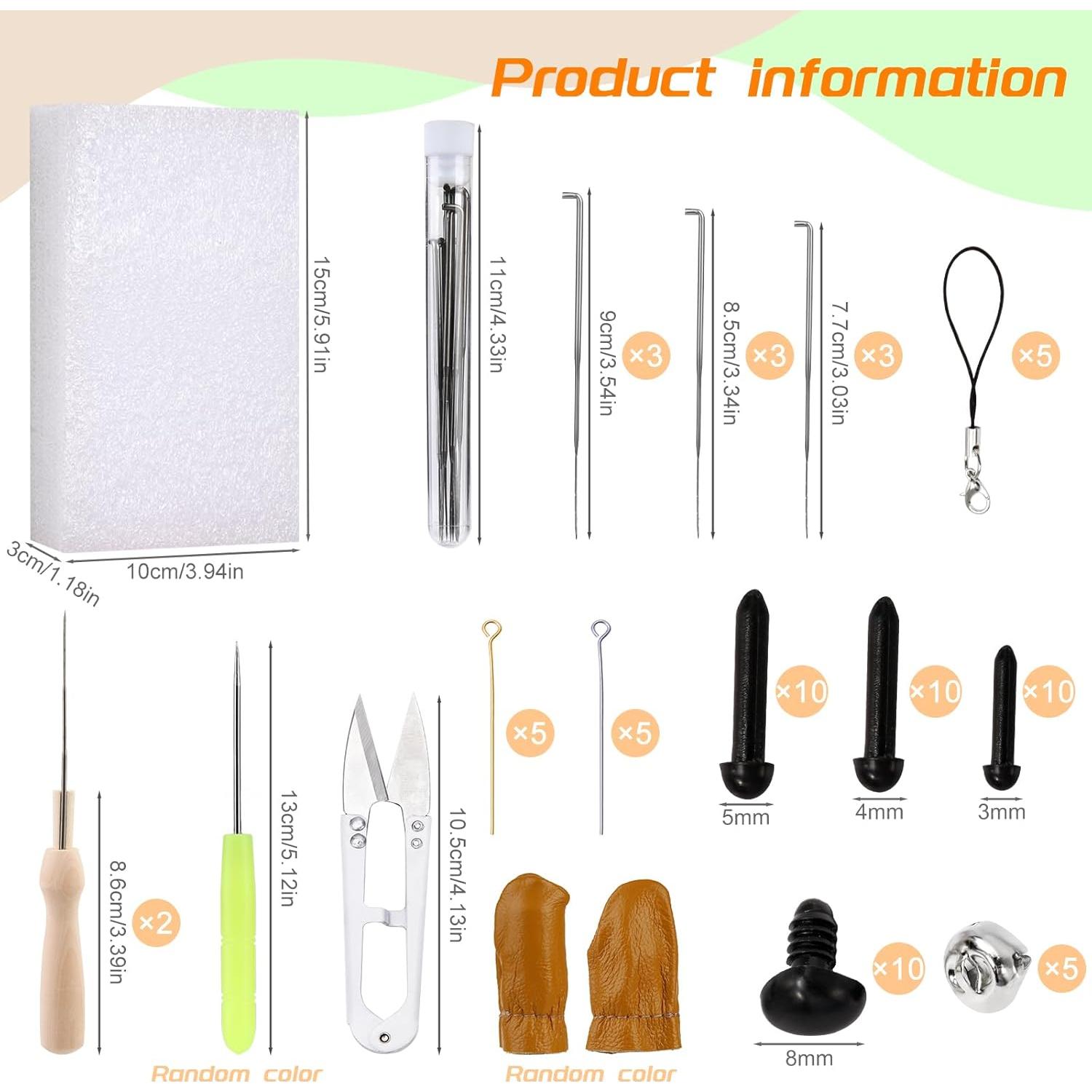 Kit de Fieltro con Agujas IMZAY - 149 Piezas para Principiantes