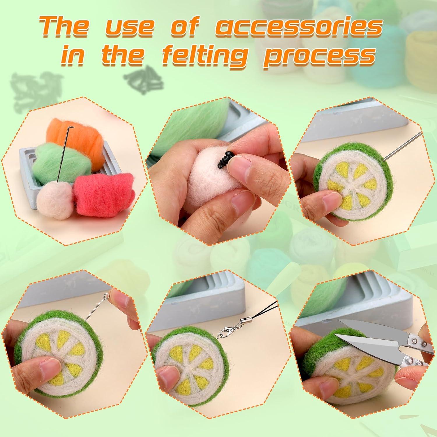 Kit de Fieltro con Agujas IMZAY - 149 Piezas para Principiantes