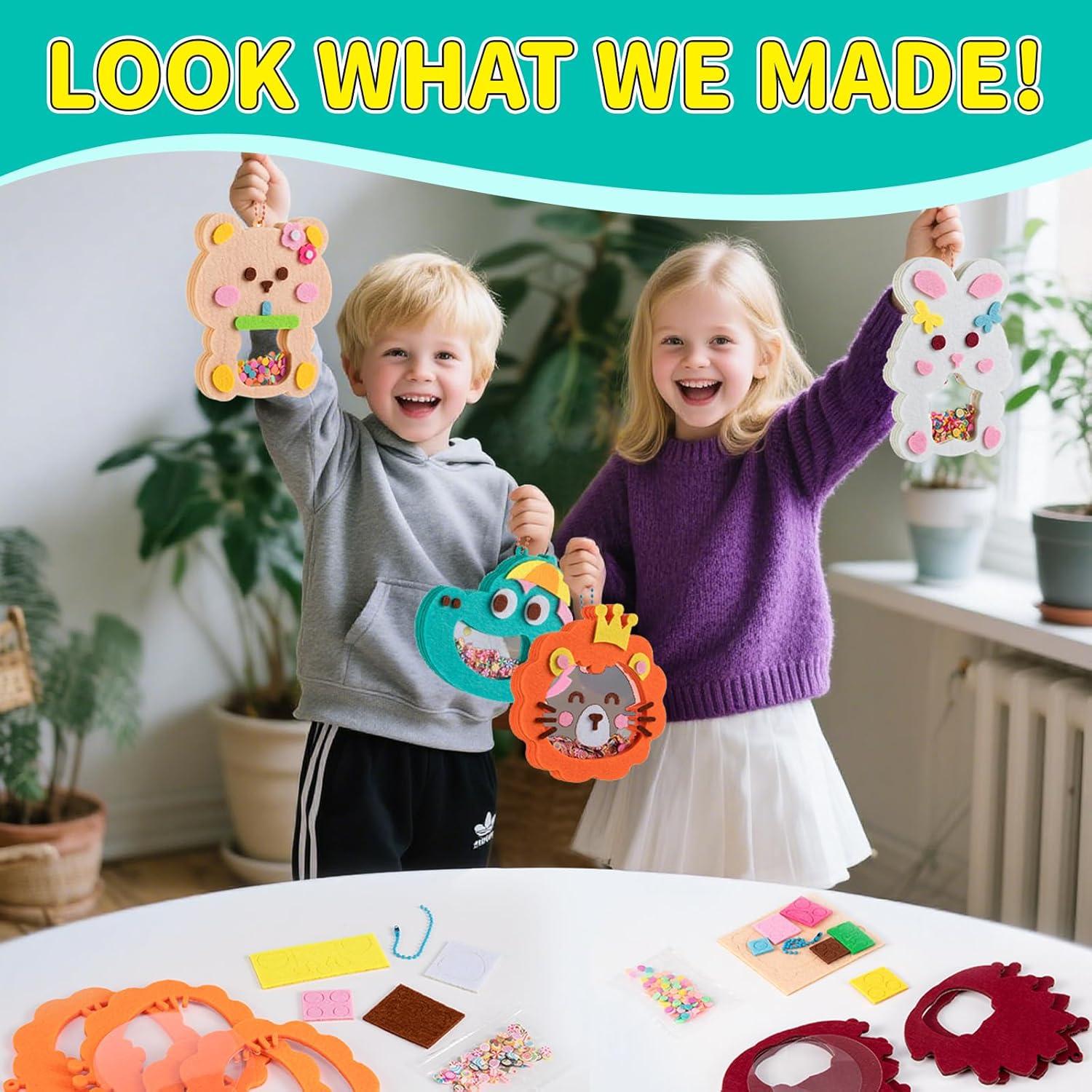 Kit de Manualidades DIY OZENT - Llaveros de Fieltro para Niños