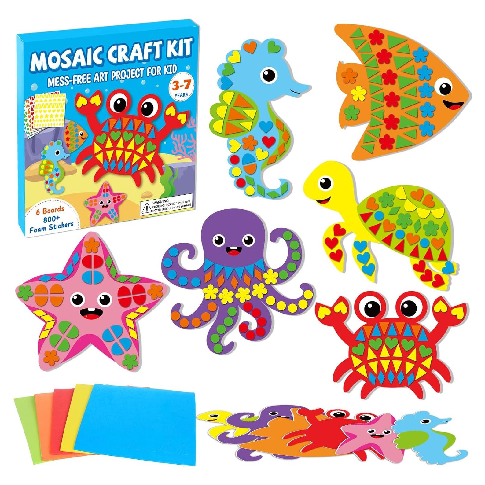 Kit de Stickers de Espuma 3D Lonfliness Animales Marinos