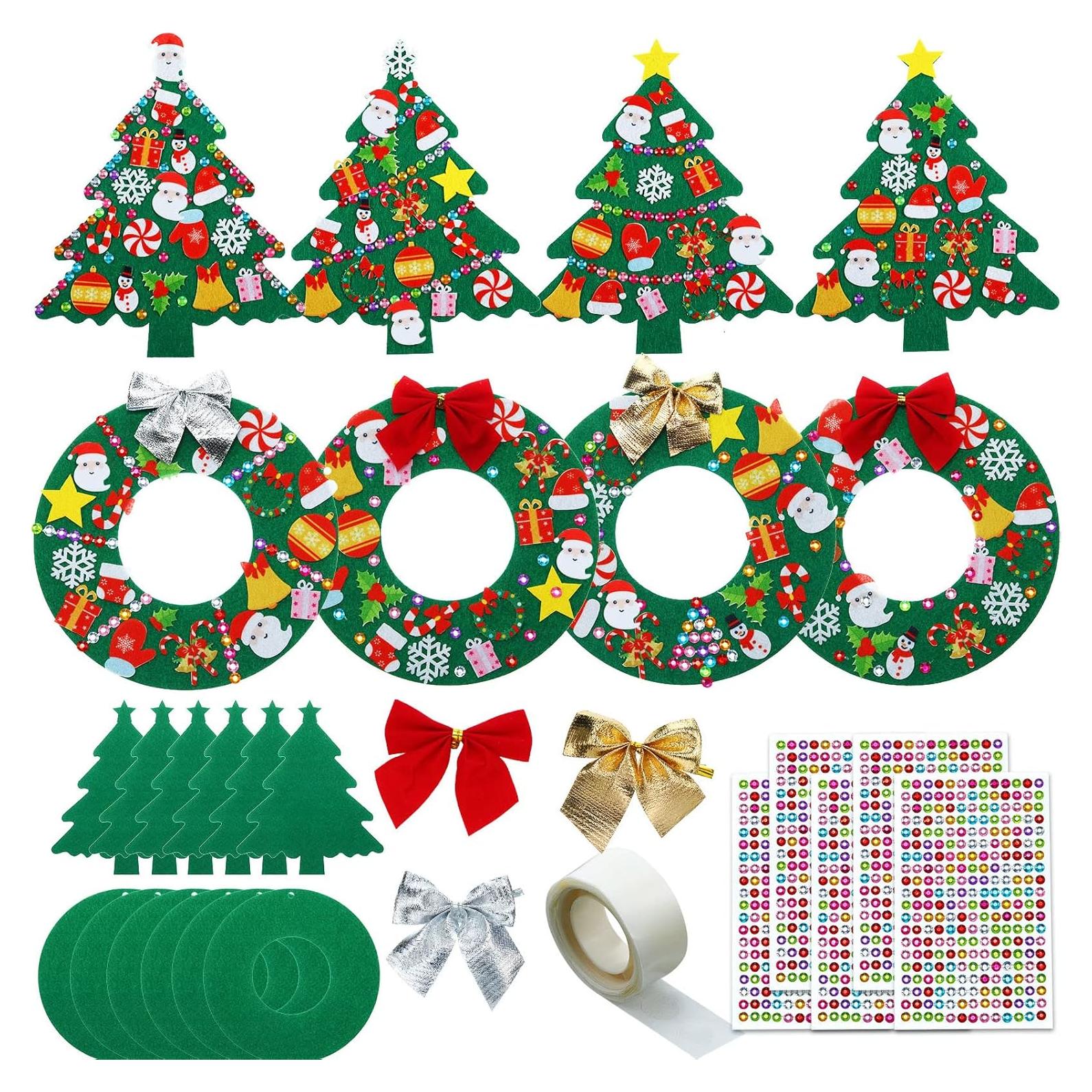 Kit de Manualidades Navidad Tatuo - 12 Piezas Fieltro DIY