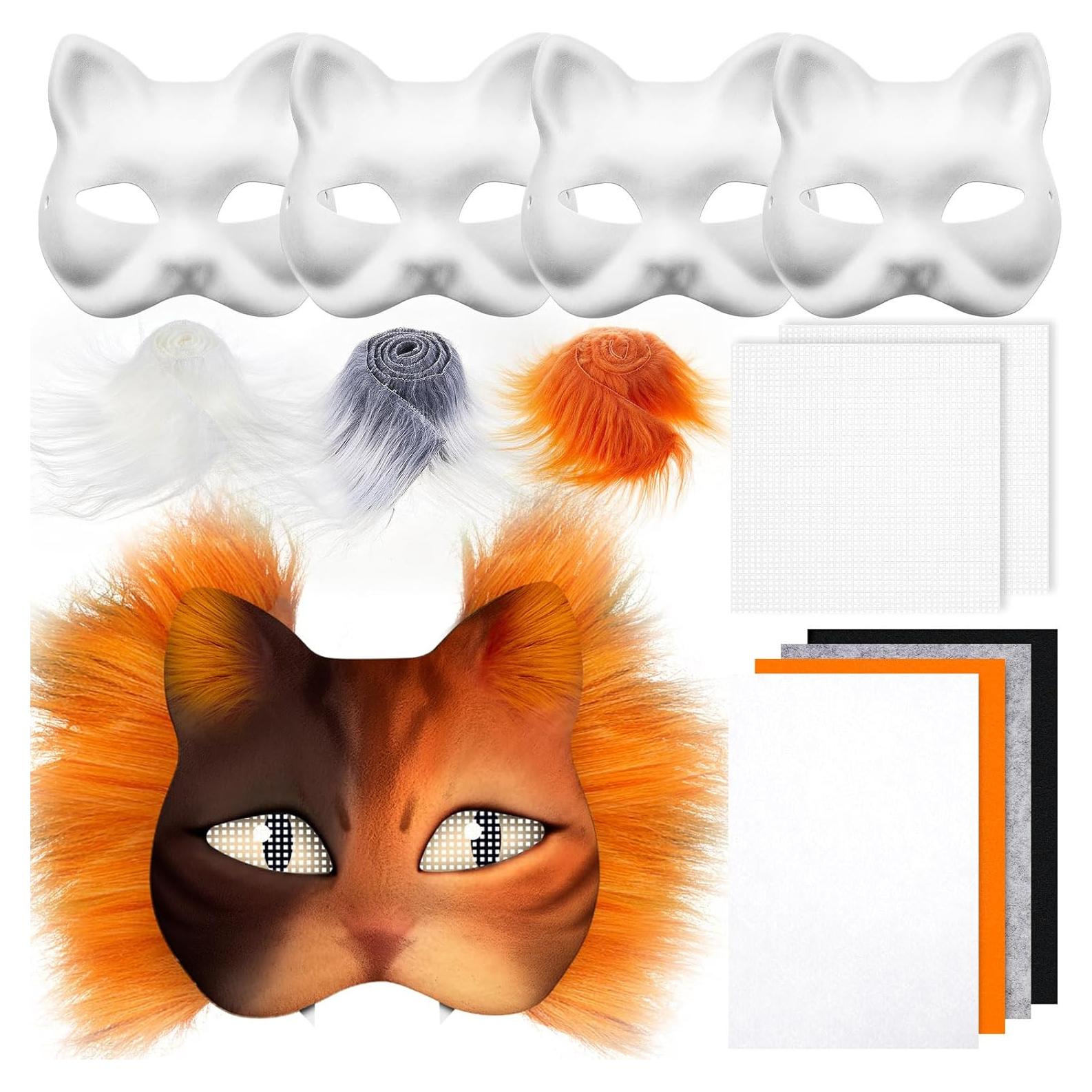 Kit DIY Máscaras Therian de Gato - Seenelling - 13 Piezas