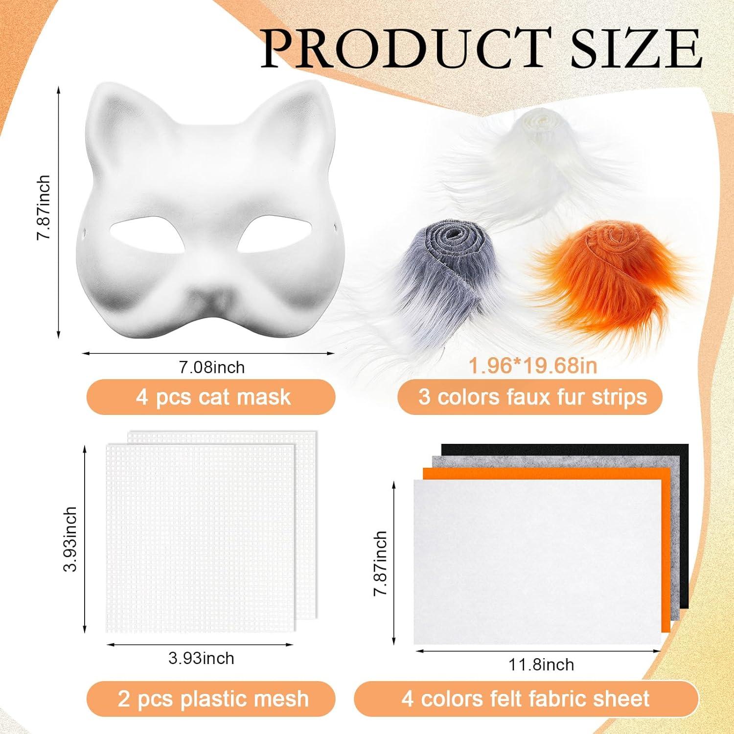 Kit DIY Máscaras Therian de Gato - Seenelling - 13 Piezas