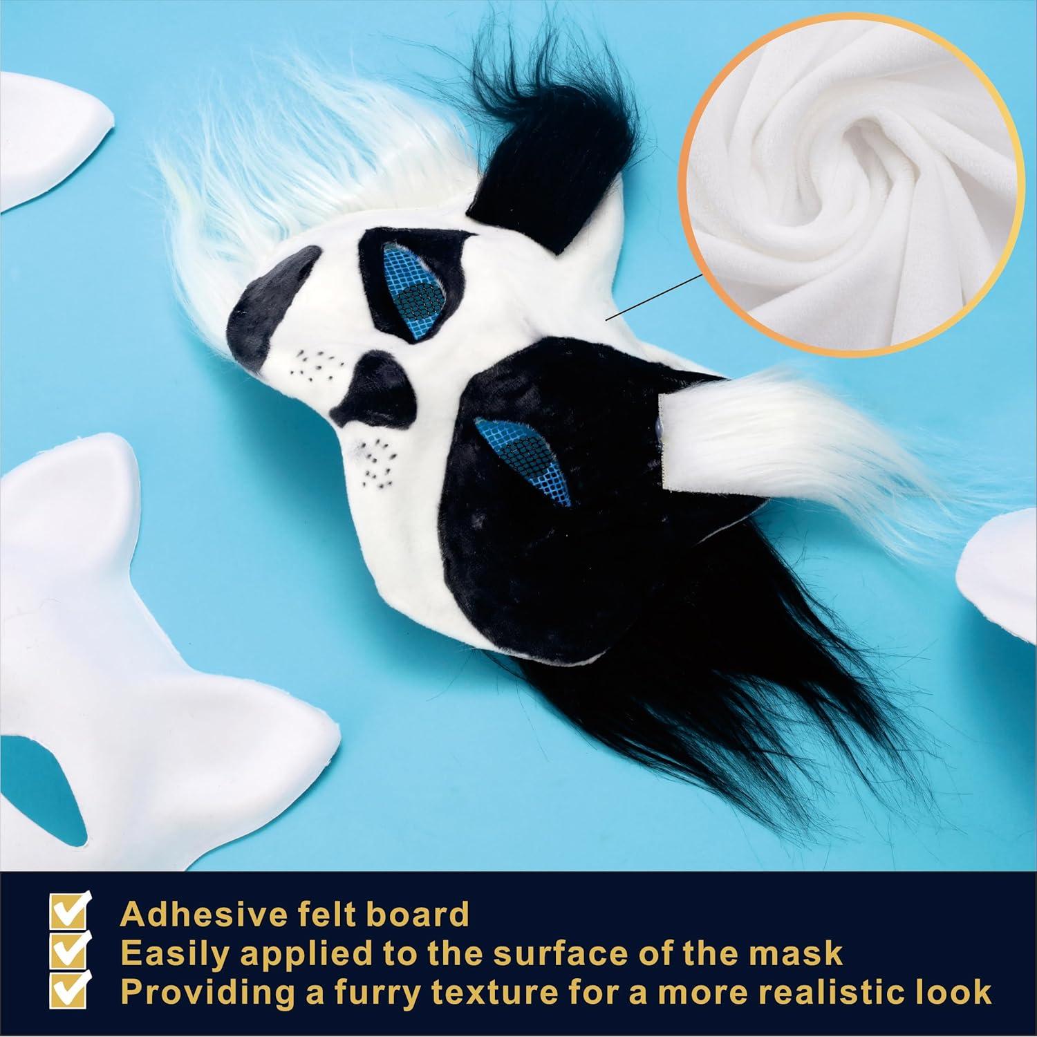 Kit de Máscaras Therian para Gato - 4 Piezas DIY Halloween