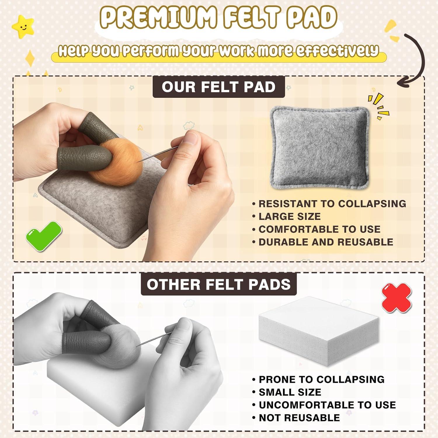 Kit de Aguja de Fieltro KIDS KING - 6 Muñecos Shiba Inu DIY