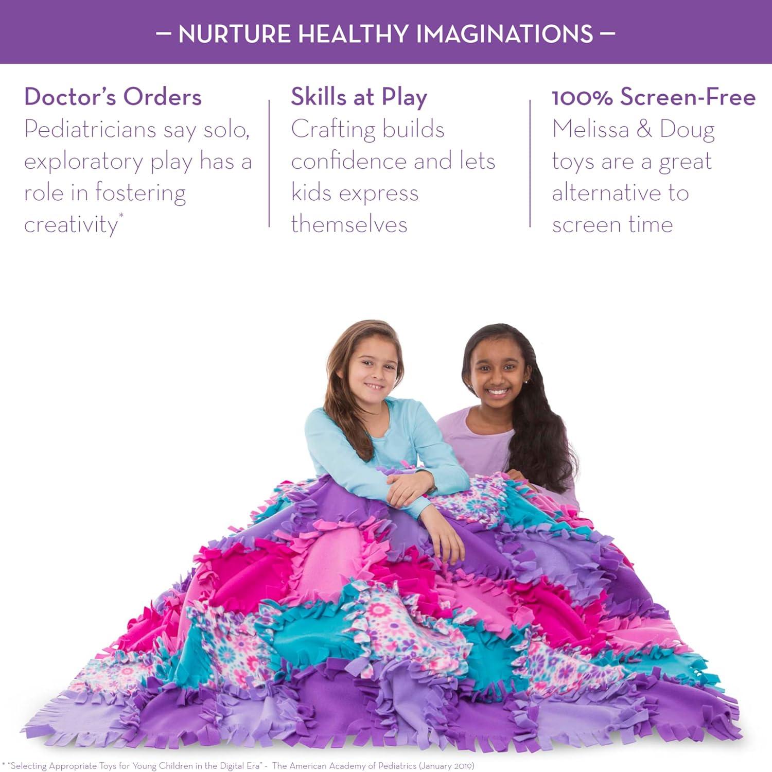 Kit de Manualidades de Colcha de Forro Floral Melissa & Doug