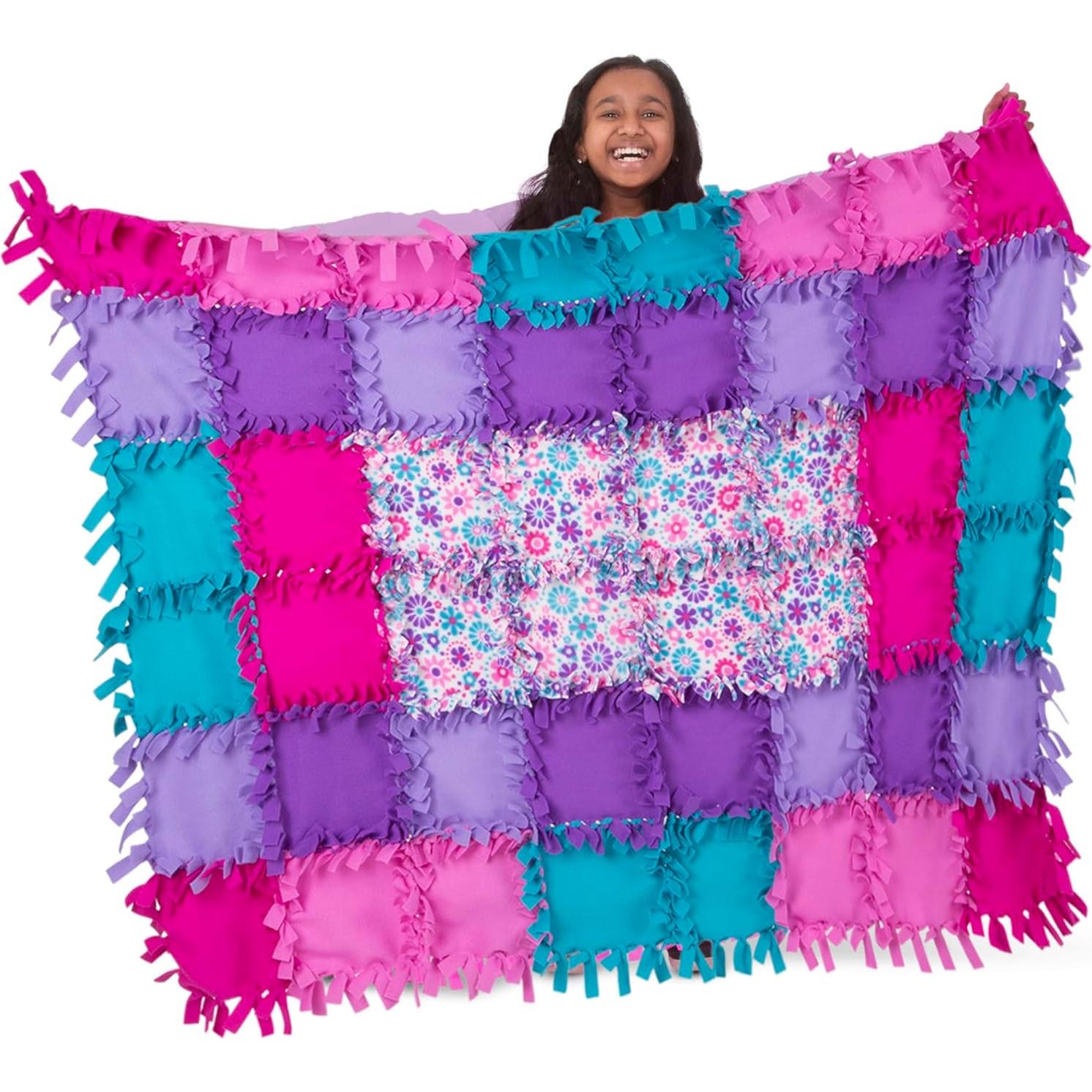 Kit de Manualidades de Colcha de Forro Floral Melissa & Doug