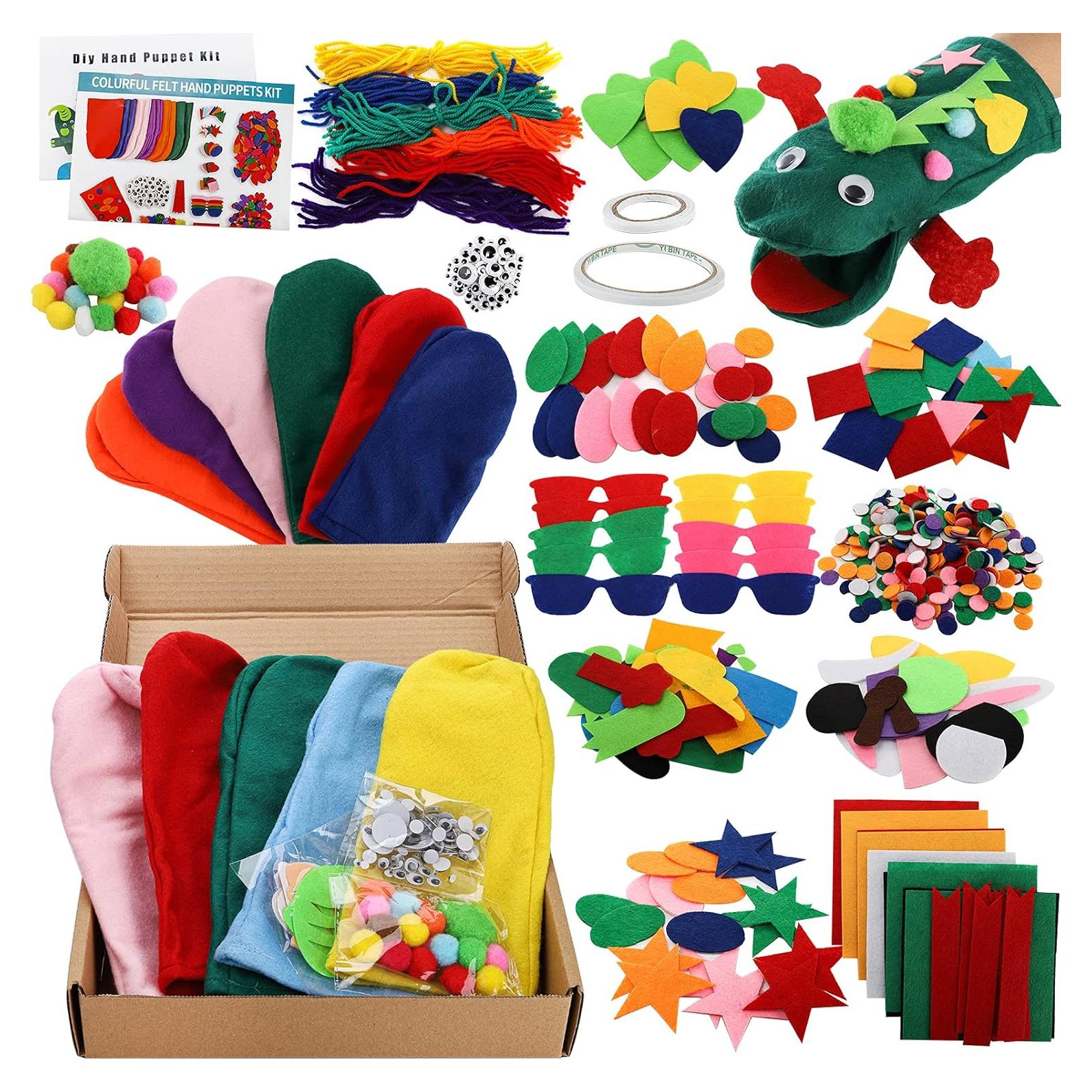 Kit de Títeres de Mano TOPZEA 12 Piezas DIY para Niños