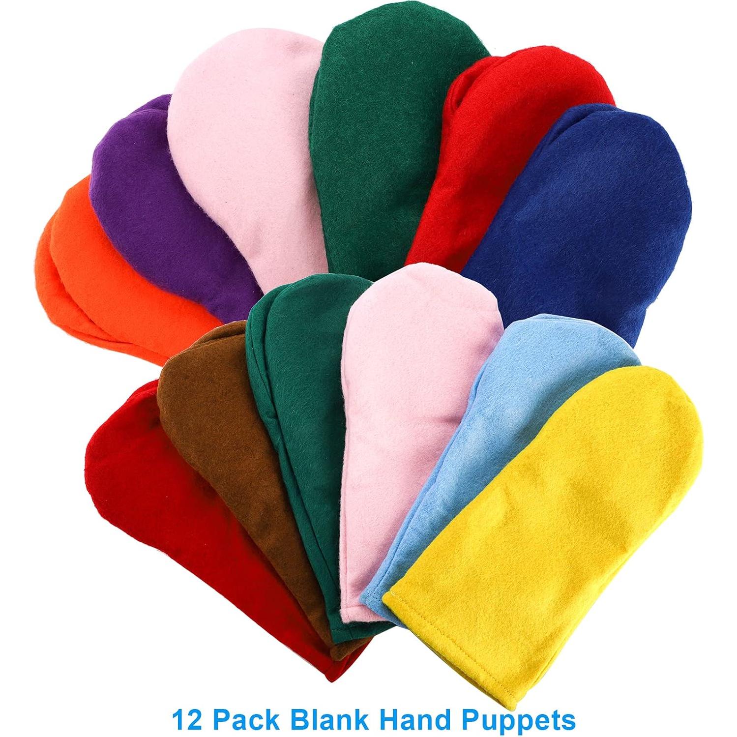 Kit de Títeres de Mano TOPZEA 12 Piezas DIY para Niños