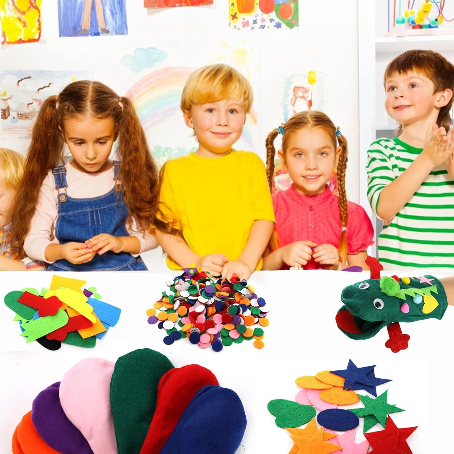 Kit de Títeres de Mano TOPZEA 12 Piezas DIY para Niños