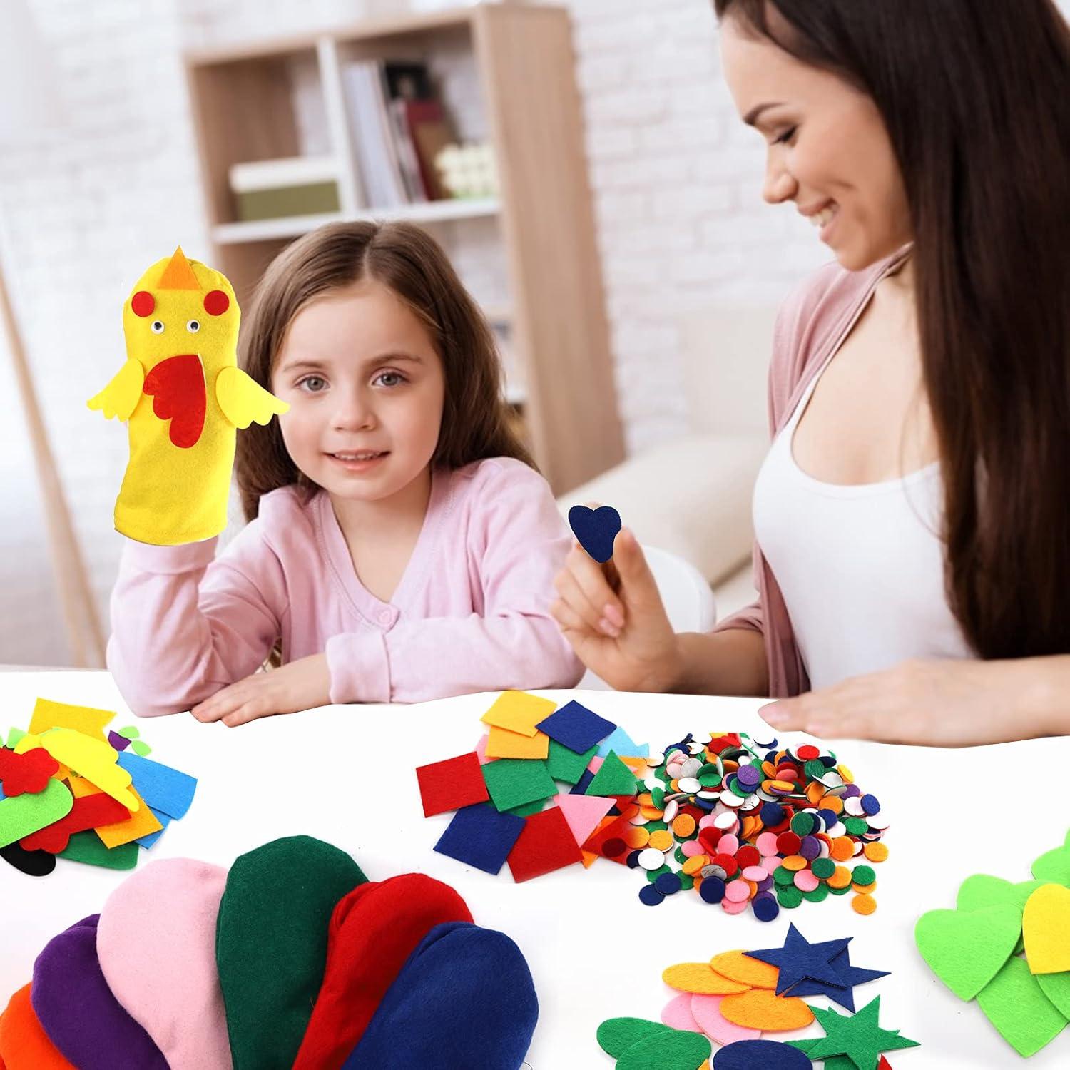 Kit de Títeres de Mano TOPZEA 12 Piezas DIY para Niños