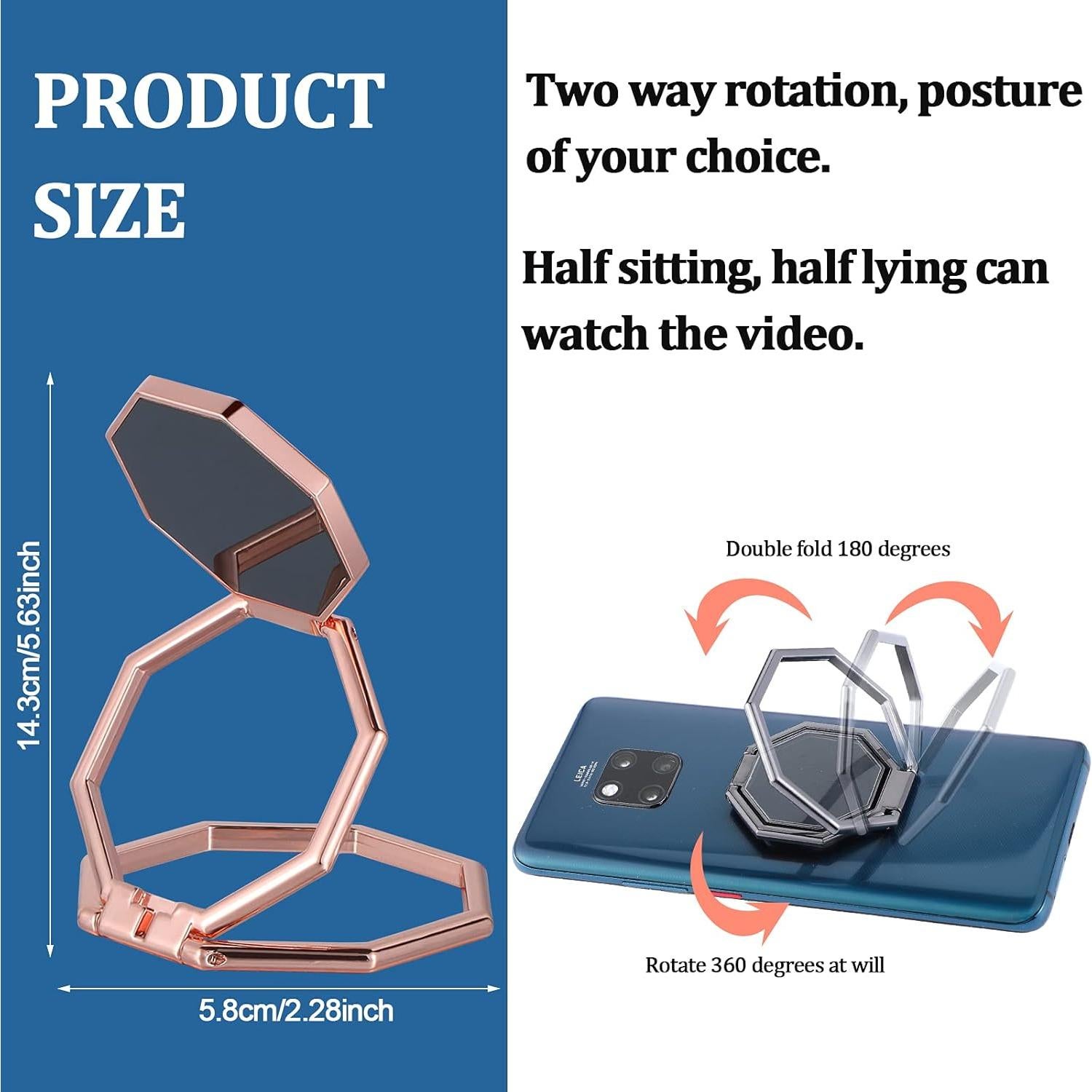Soporte de Anillo para Teléfono Frienda 3 Piezas Ajustable
