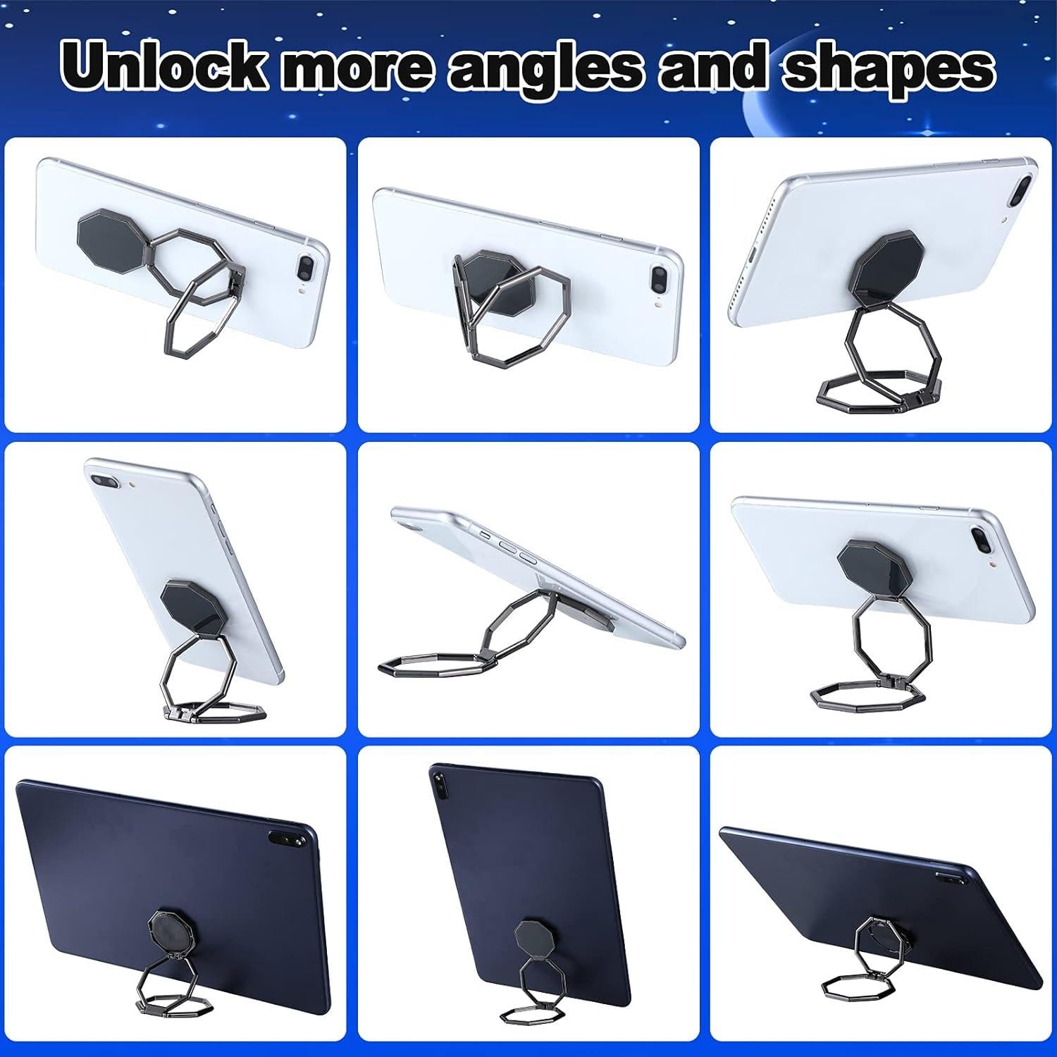 Soporte de Anillo para Teléfono Frienda 3 Piezas Ajustable