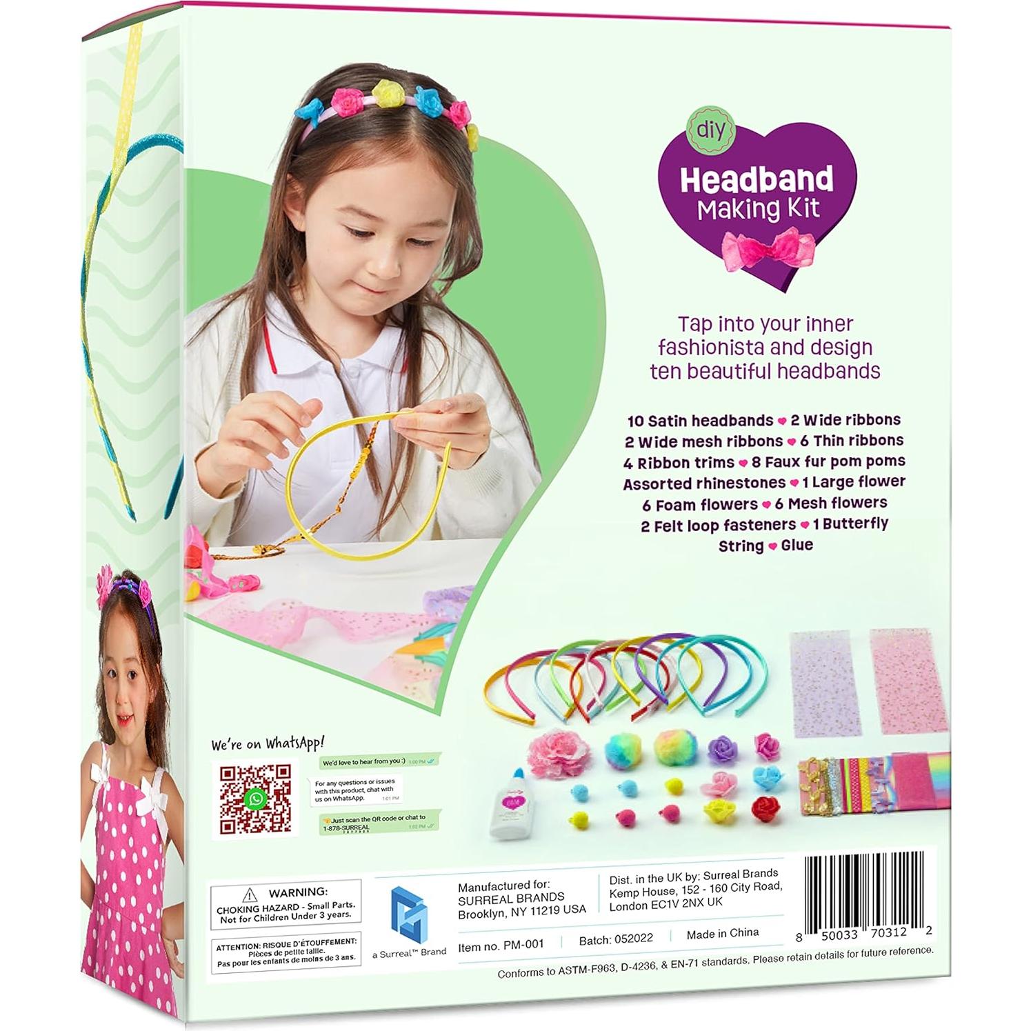 Kit de Fabricación de Diademas Pretty Me - 50 Piezas DIY